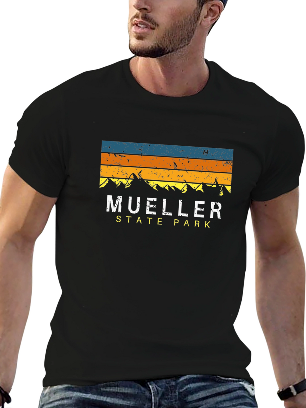 Mueller State Park T-Shirt: Mountain Retro Style