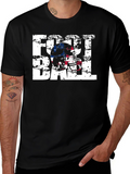 Football Helmet Graphic T-Shirt