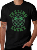 Feeling Lucky St. Patricks Day Shamrock T-Shirt