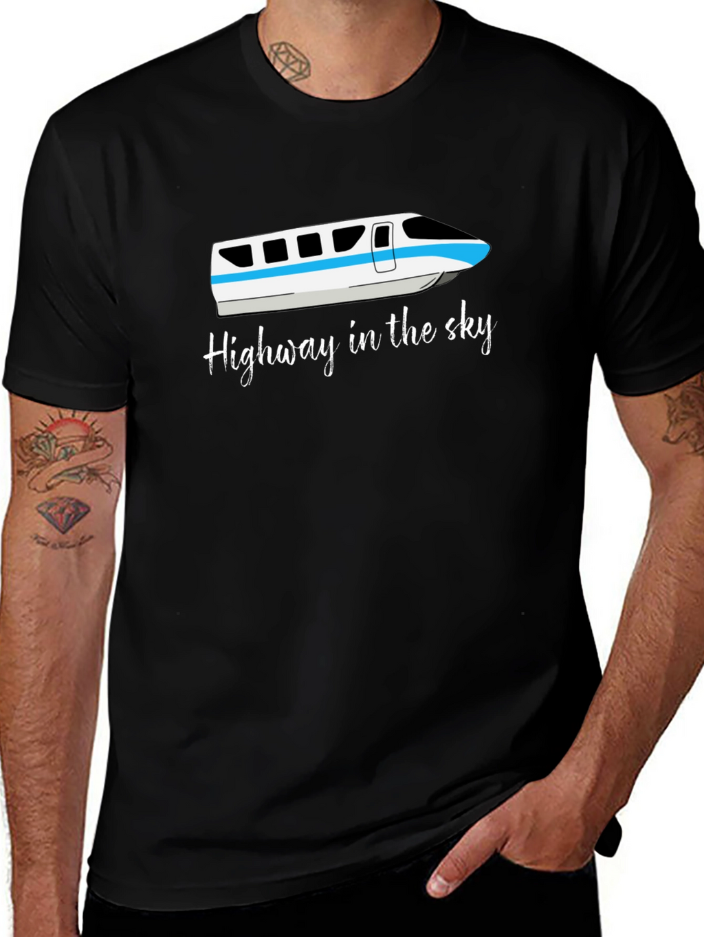 Highway in the Sky Monorail T-Shirt