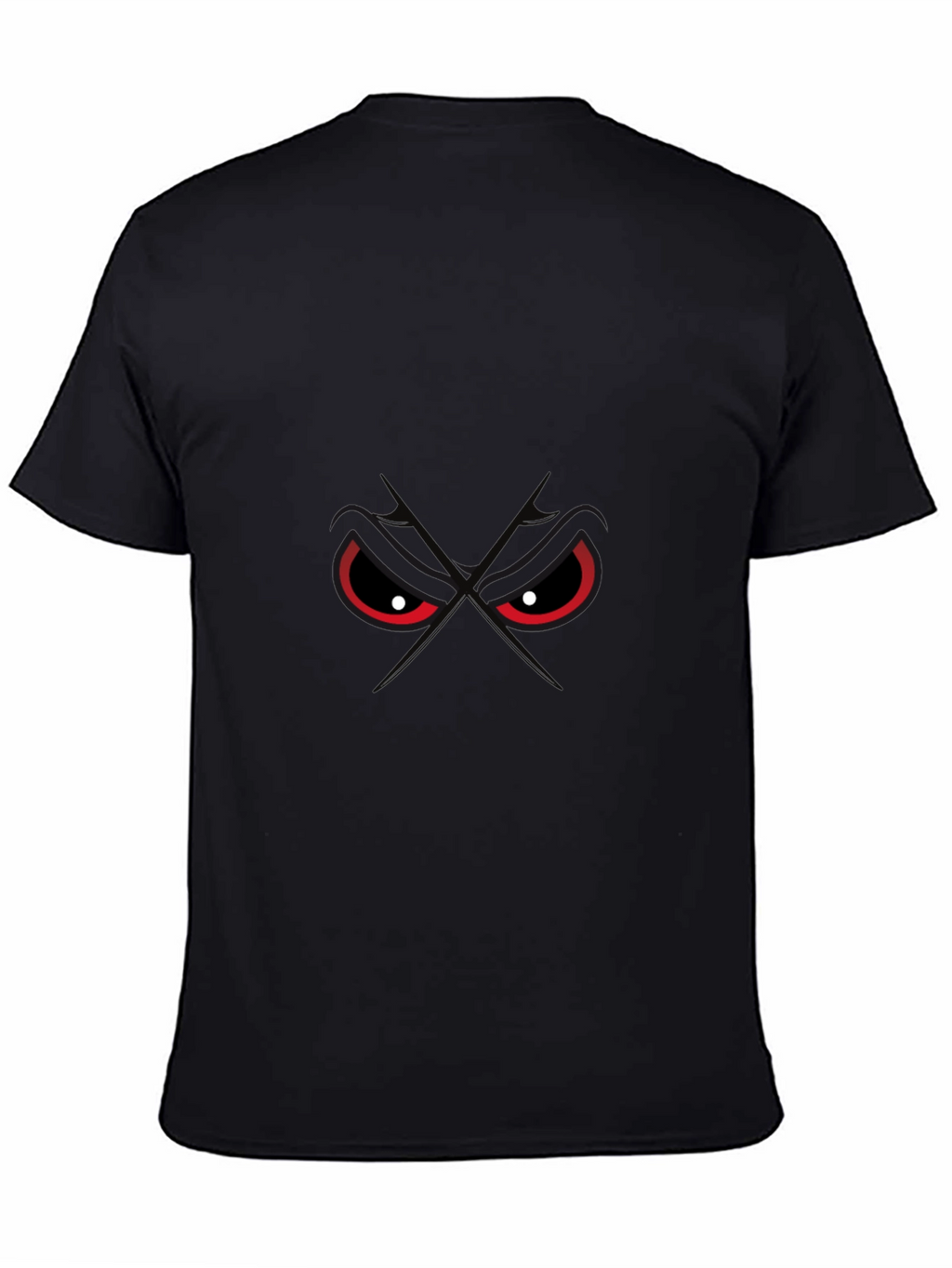 Mens Black T-Shirt - Evil Eye Design