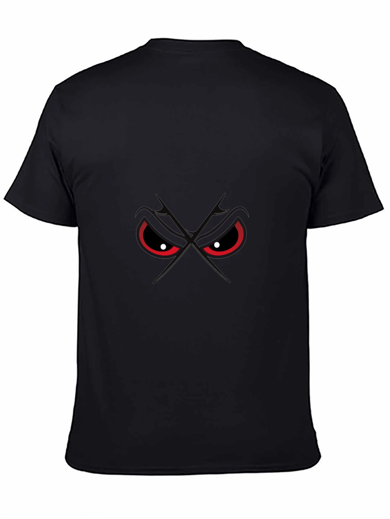 Mens Black T-Shirt - Evil Eye Design