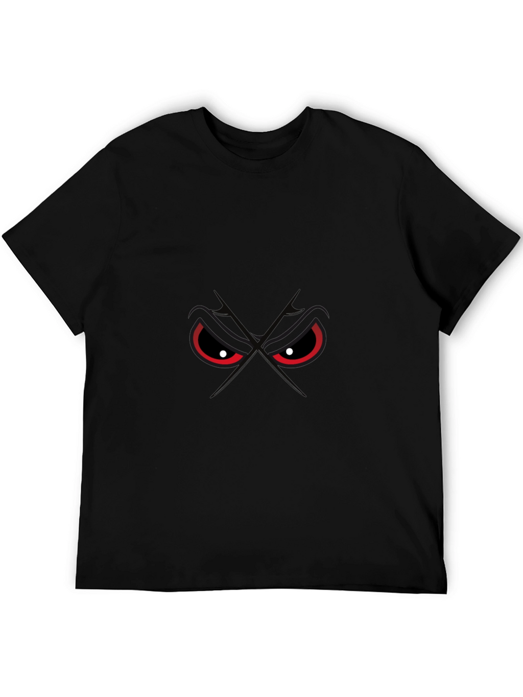 Mens Black T-Shirt - Evil Eye Design