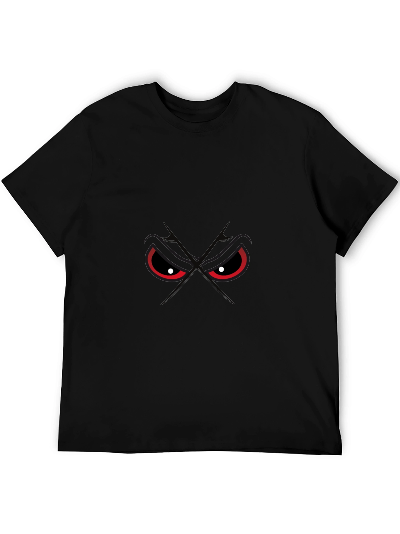 Mens Black T-Shirt - Evil Eye Design