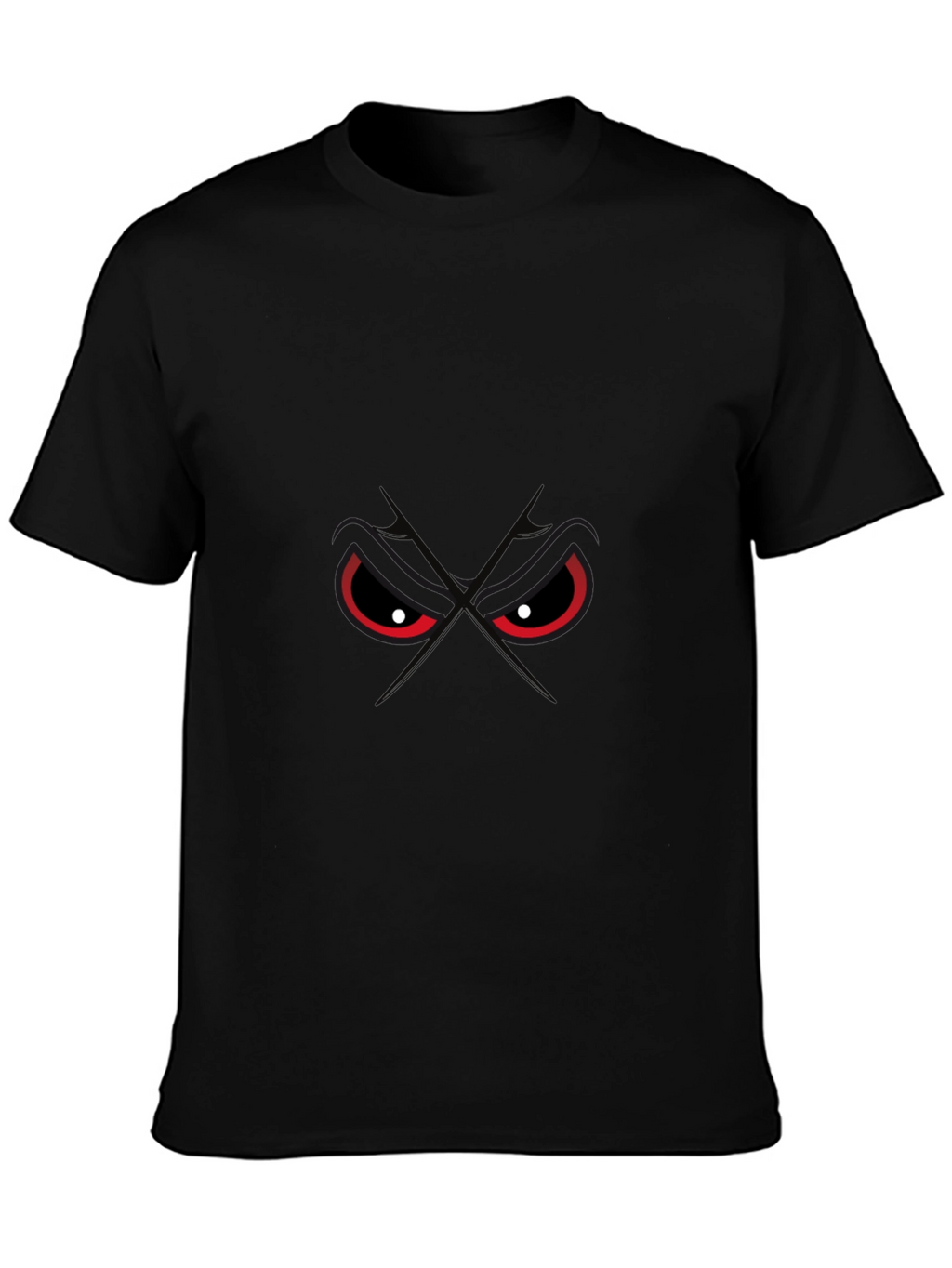 Mens Black T-Shirt - Evil Eye Design