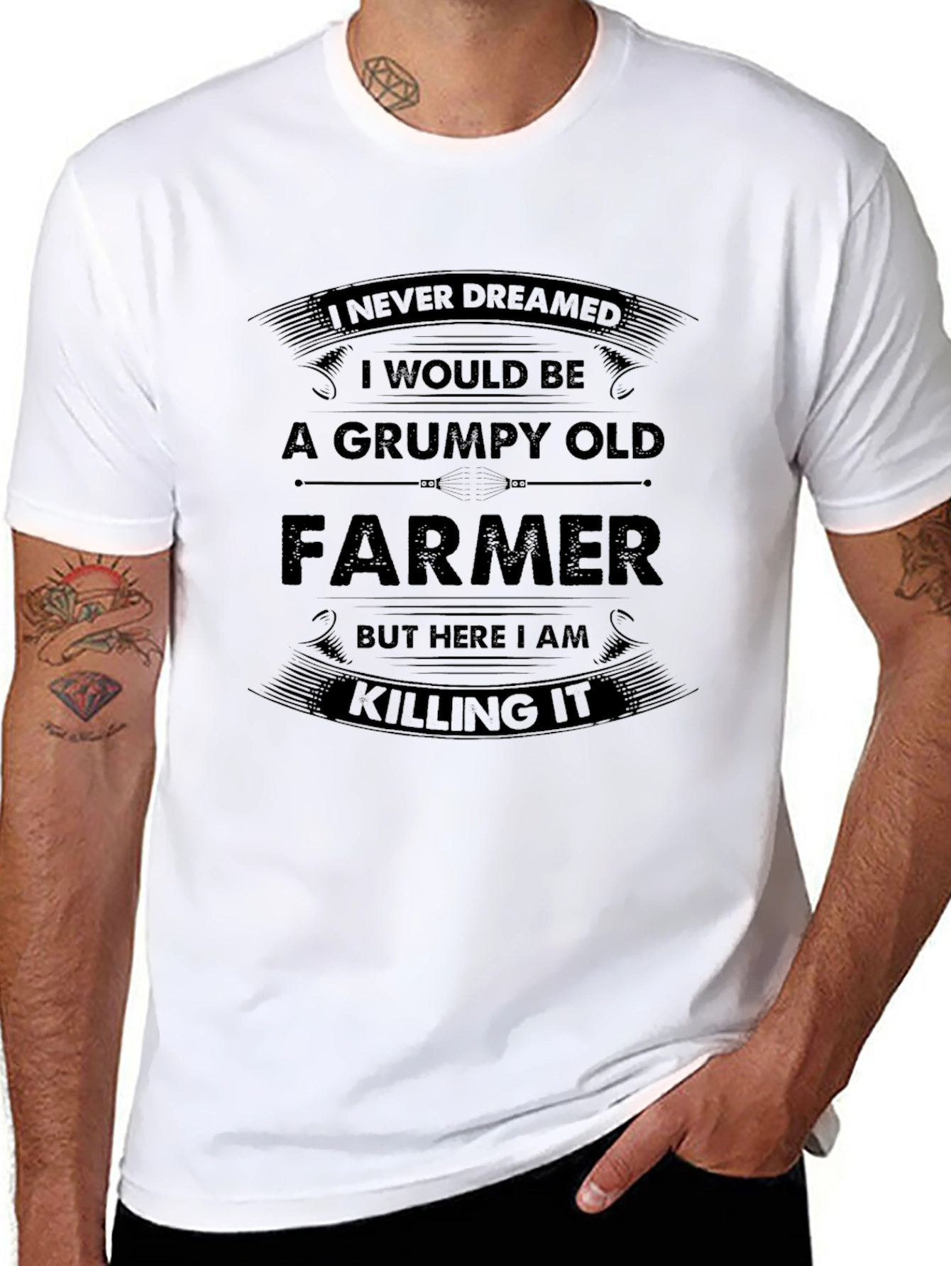 Grumpy Old Farmer T-Shirt - Killing It