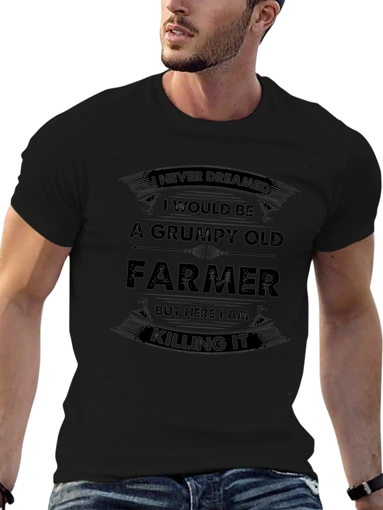 Grumpy Old Farmer T-Shirt - Killing It