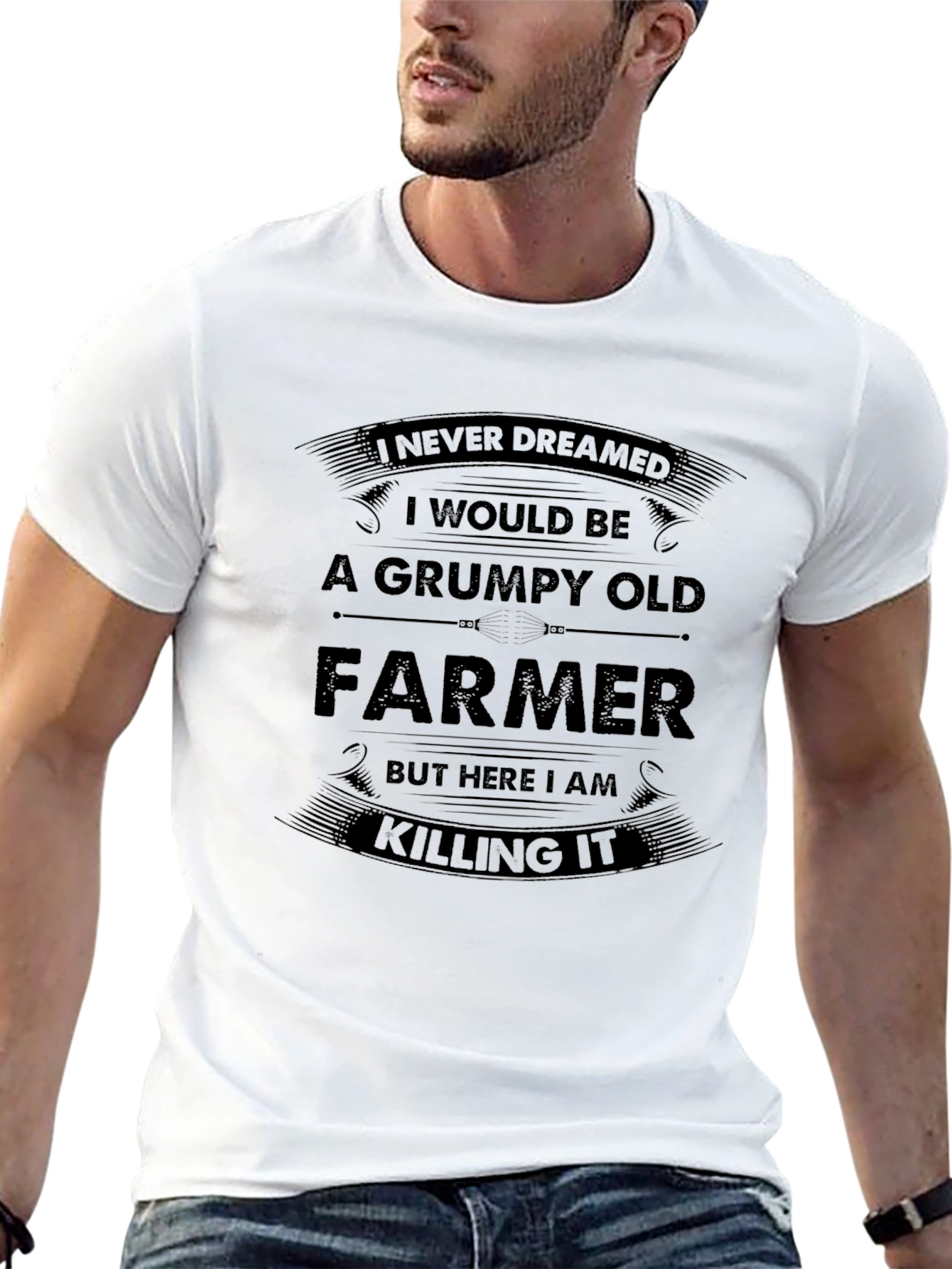 Grumpy Old Farmer T-Shirt - Killing It