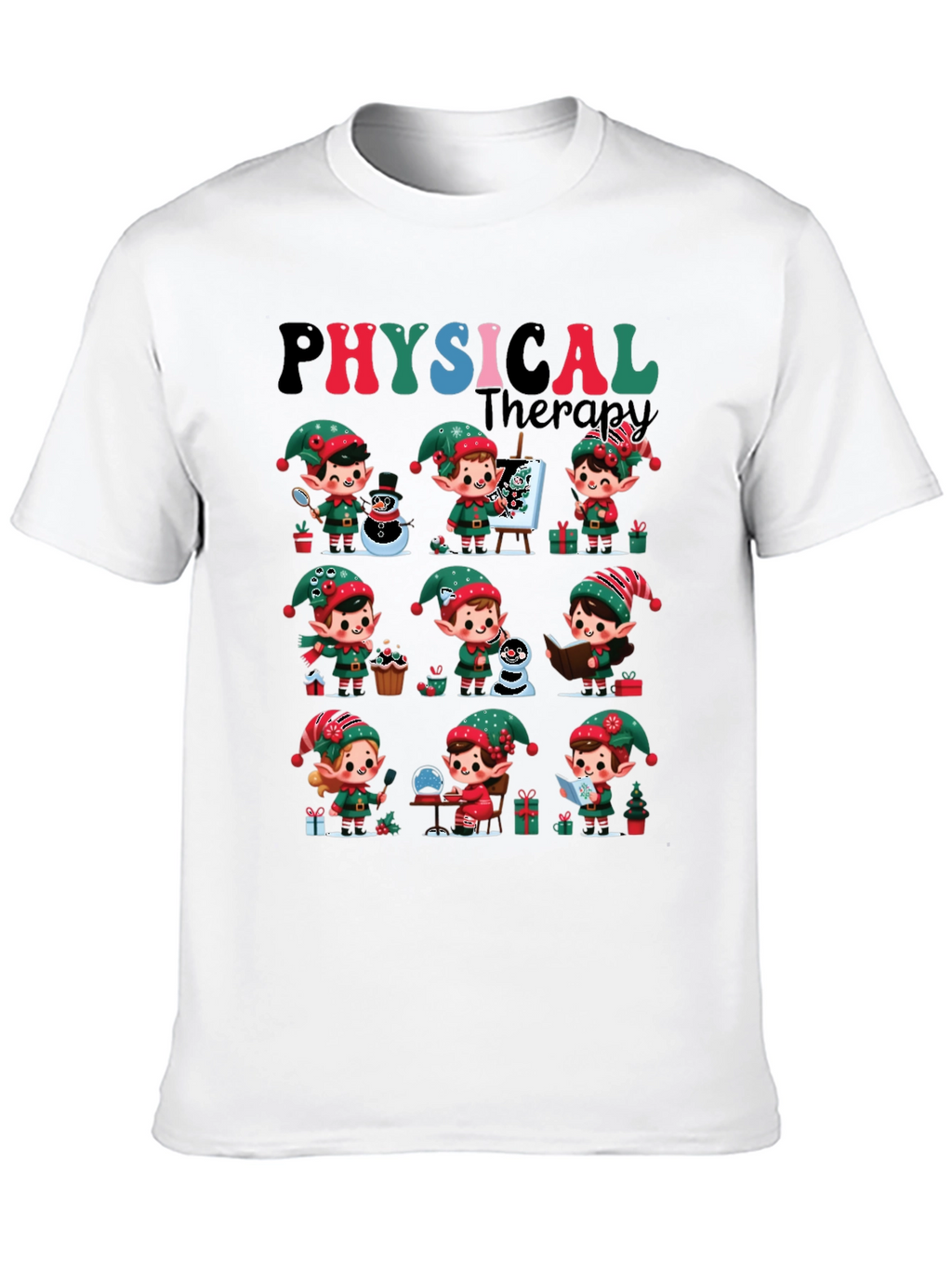 Christmas Physical Therapy Elf Tee