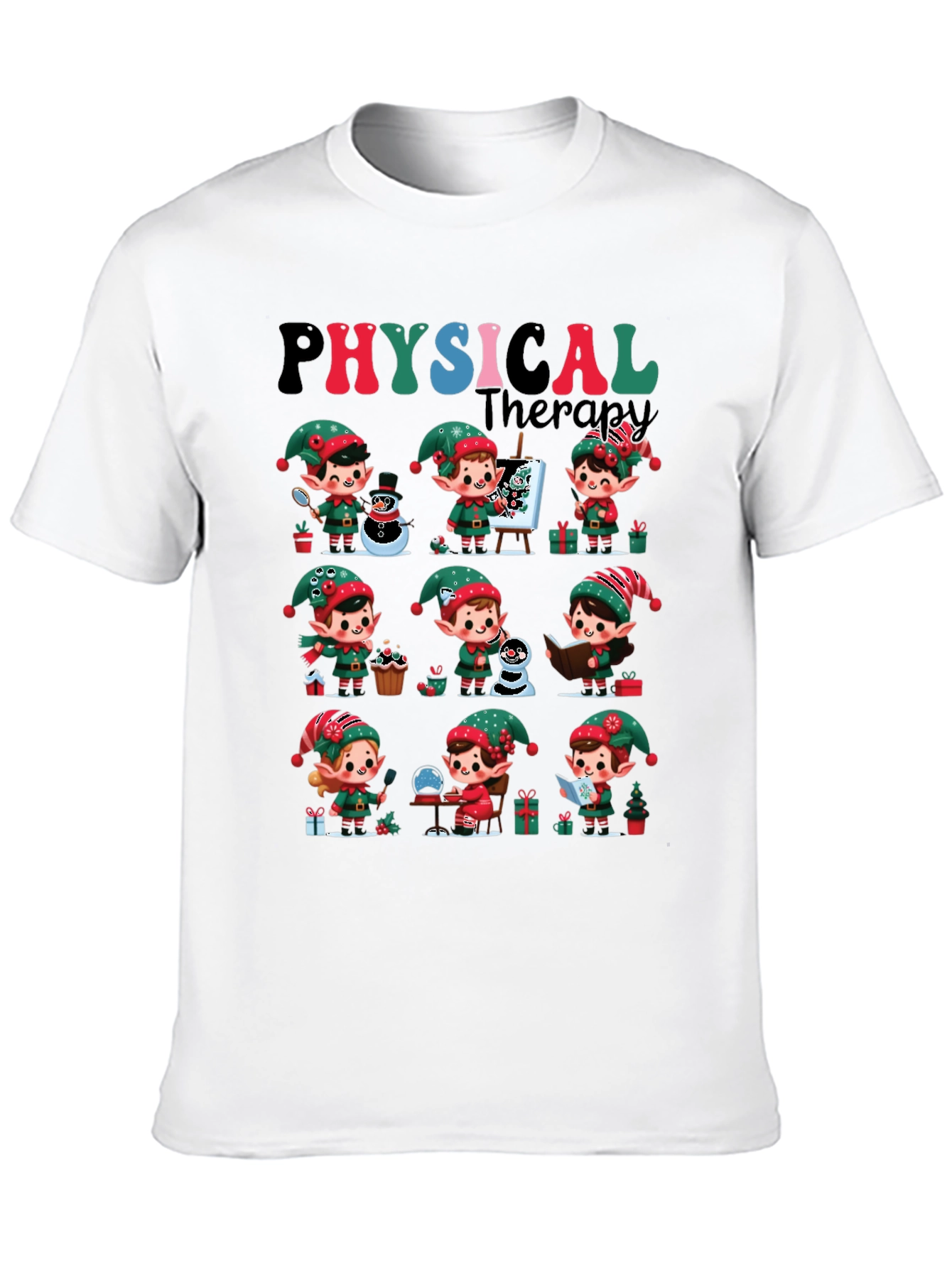 Christmas Physical Therapy Elf Tee