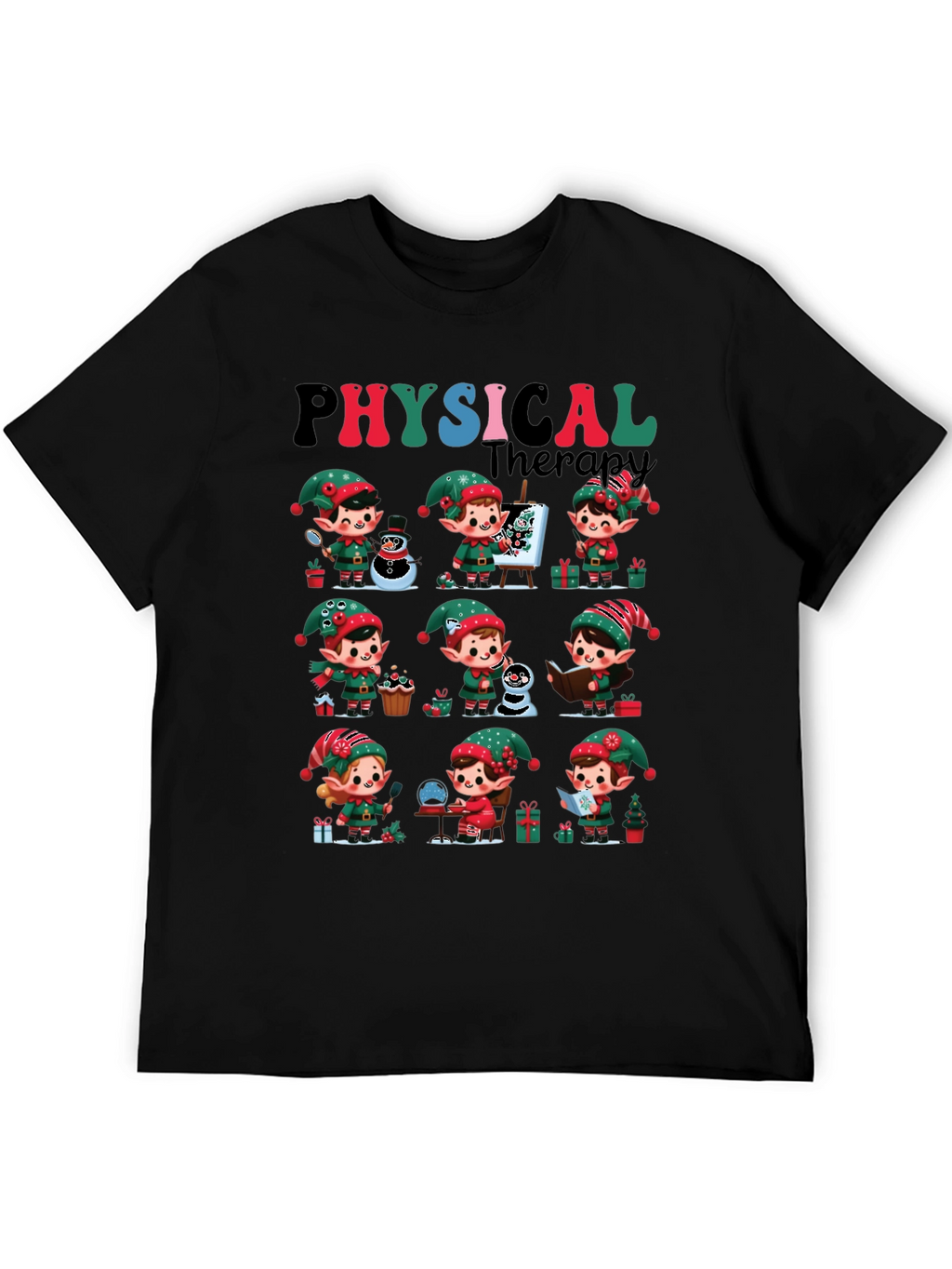 Christmas Physical Therapy Elf Tee