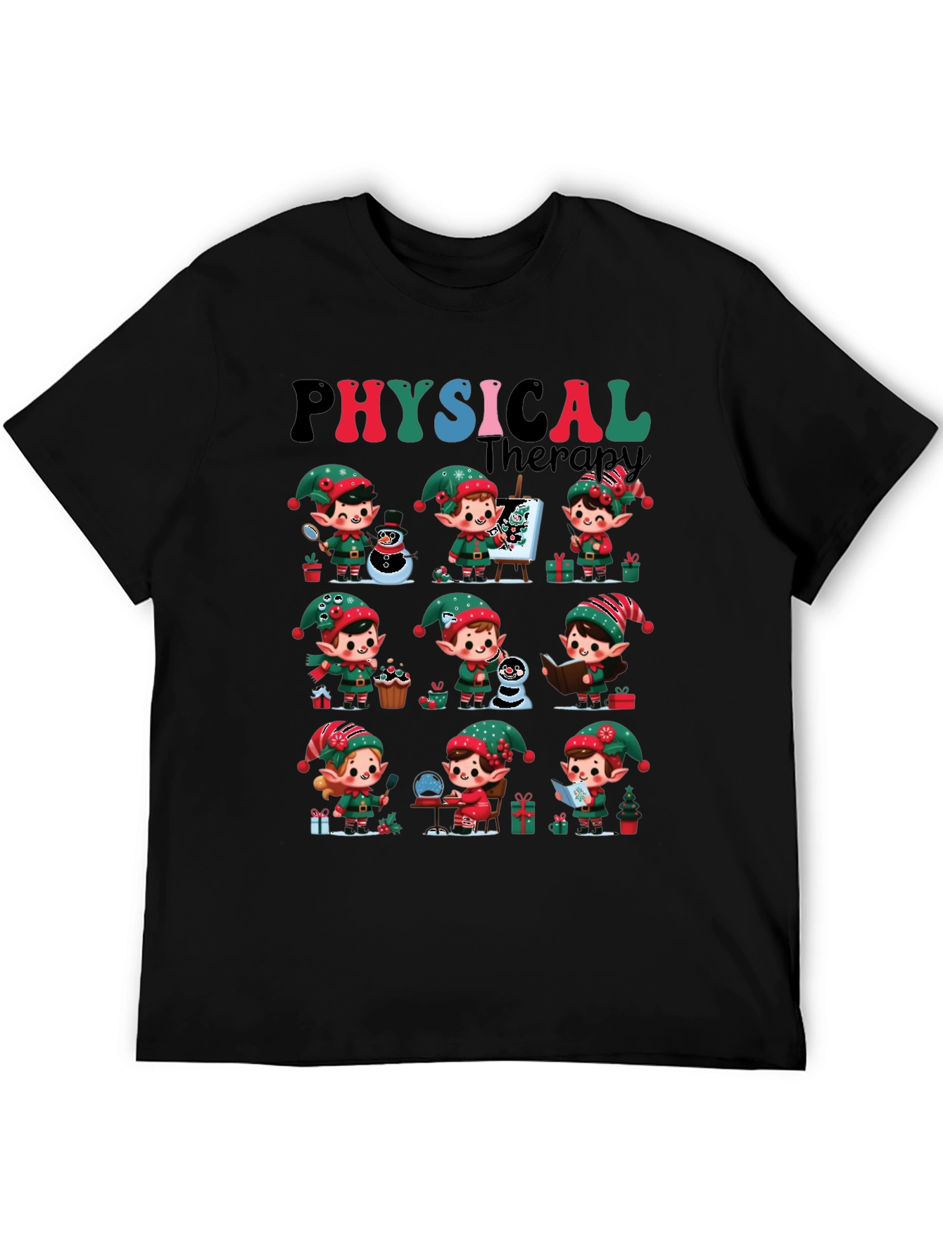 Christmas Physical Therapy Elf Tee