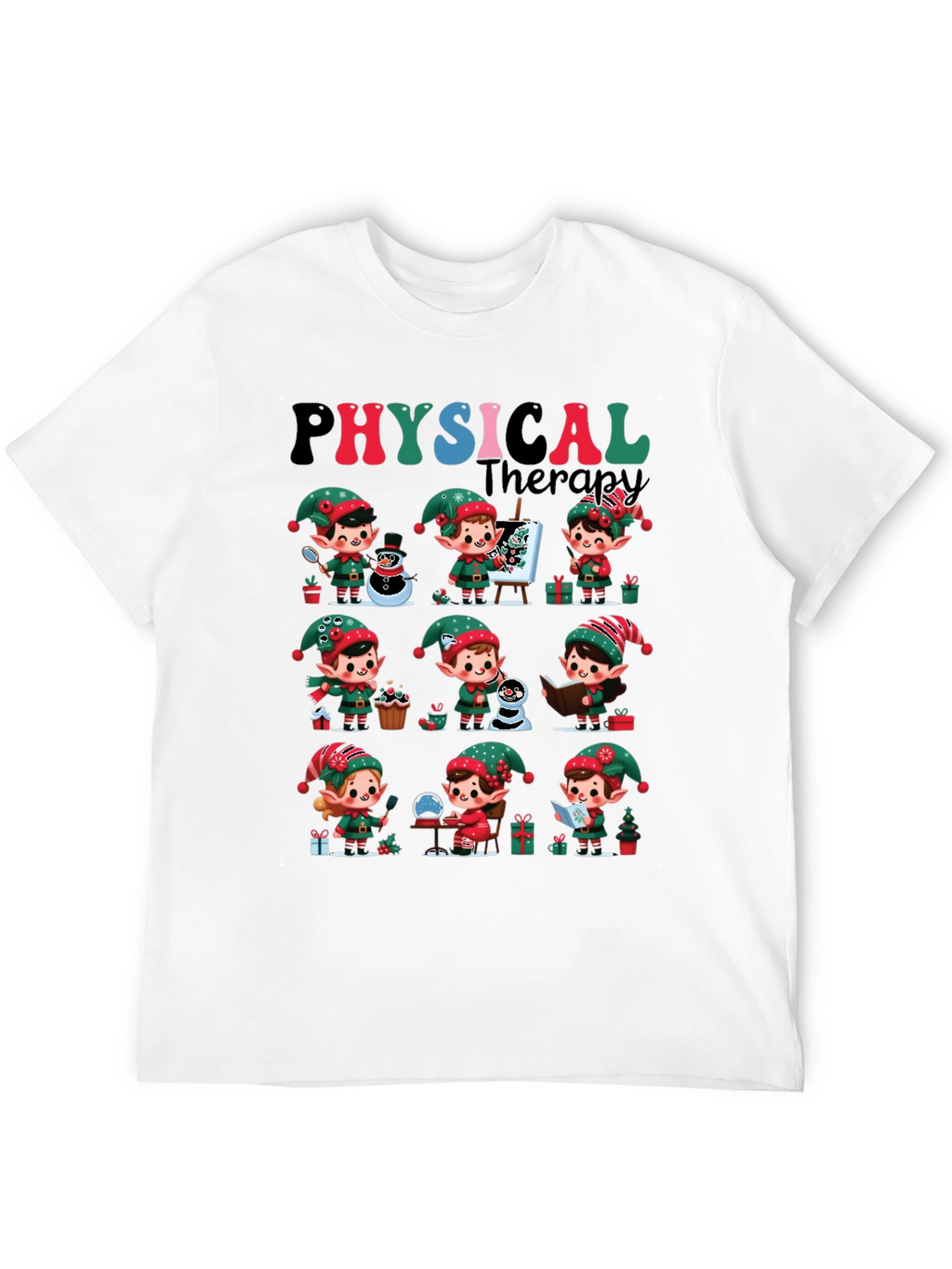 Christmas Physical Therapy Elf Tee