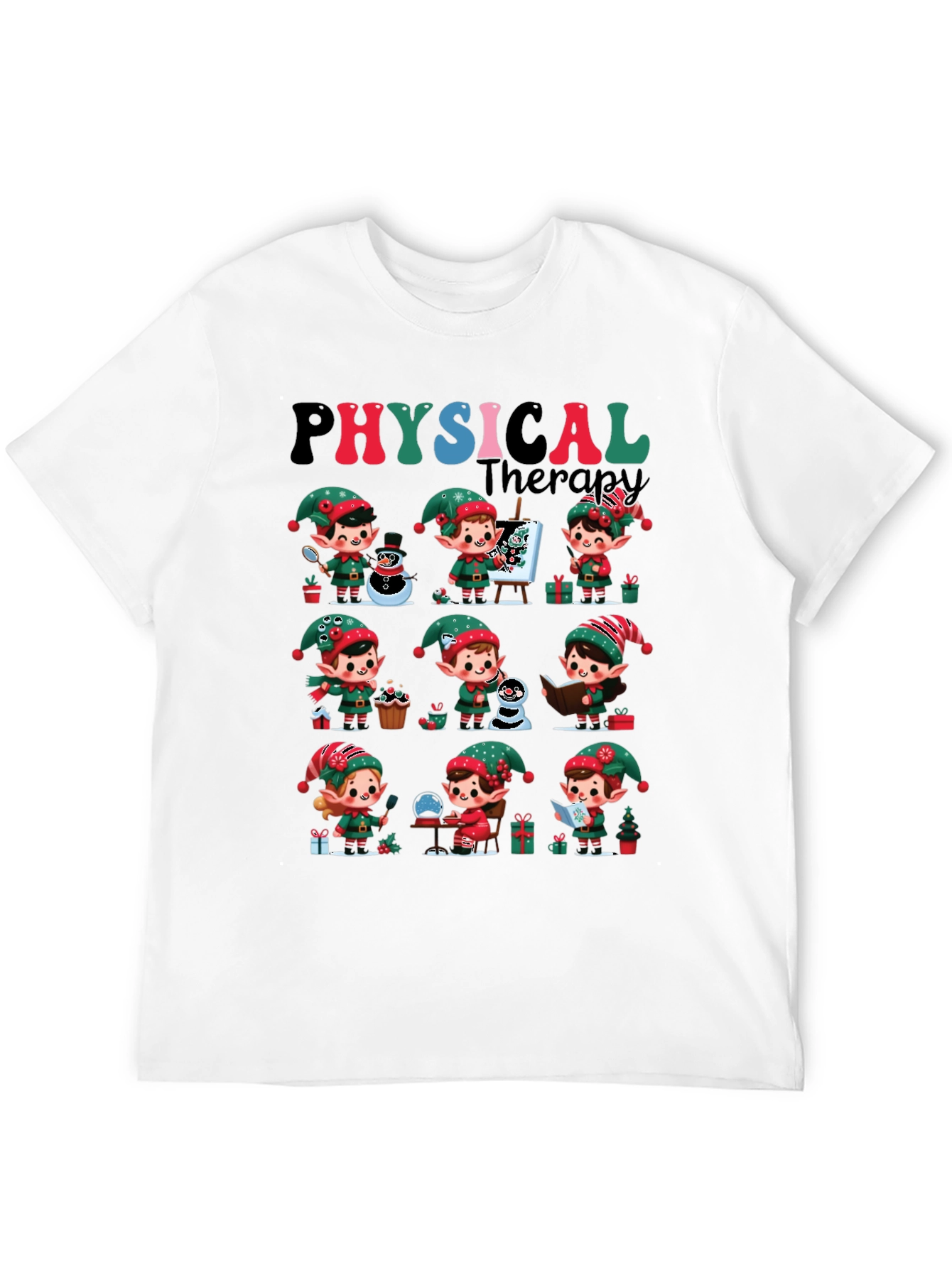 Christmas Physical Therapy Elf Tee