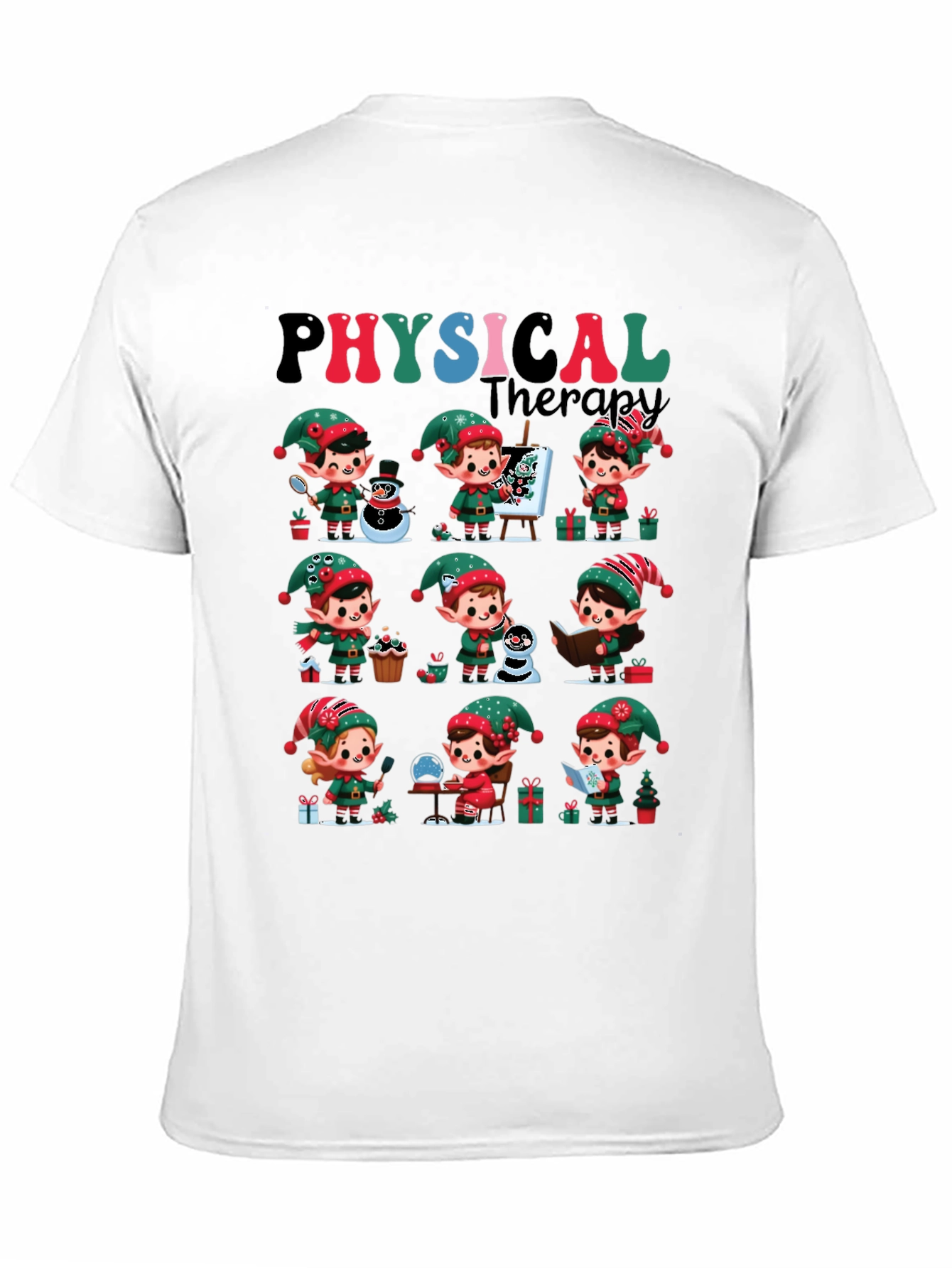 Christmas Physical Therapy Elf Tee