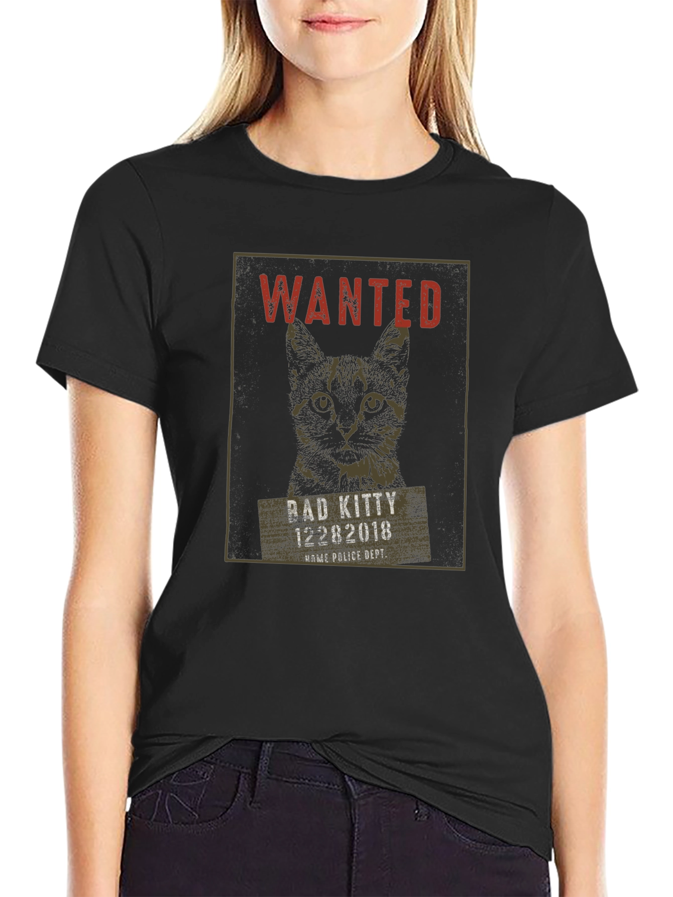 Wanted Bad Kitty T-Shirt