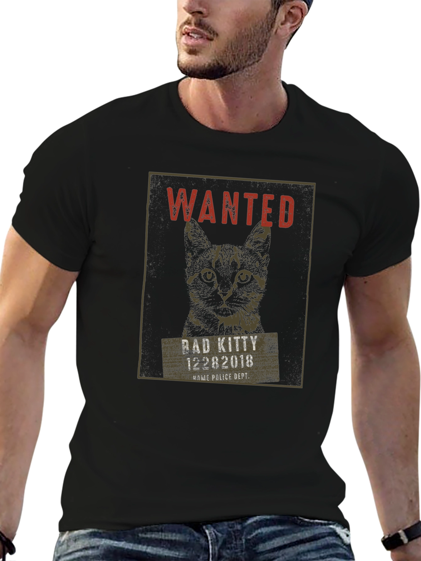 Wanted Bad Kitty T-Shirt