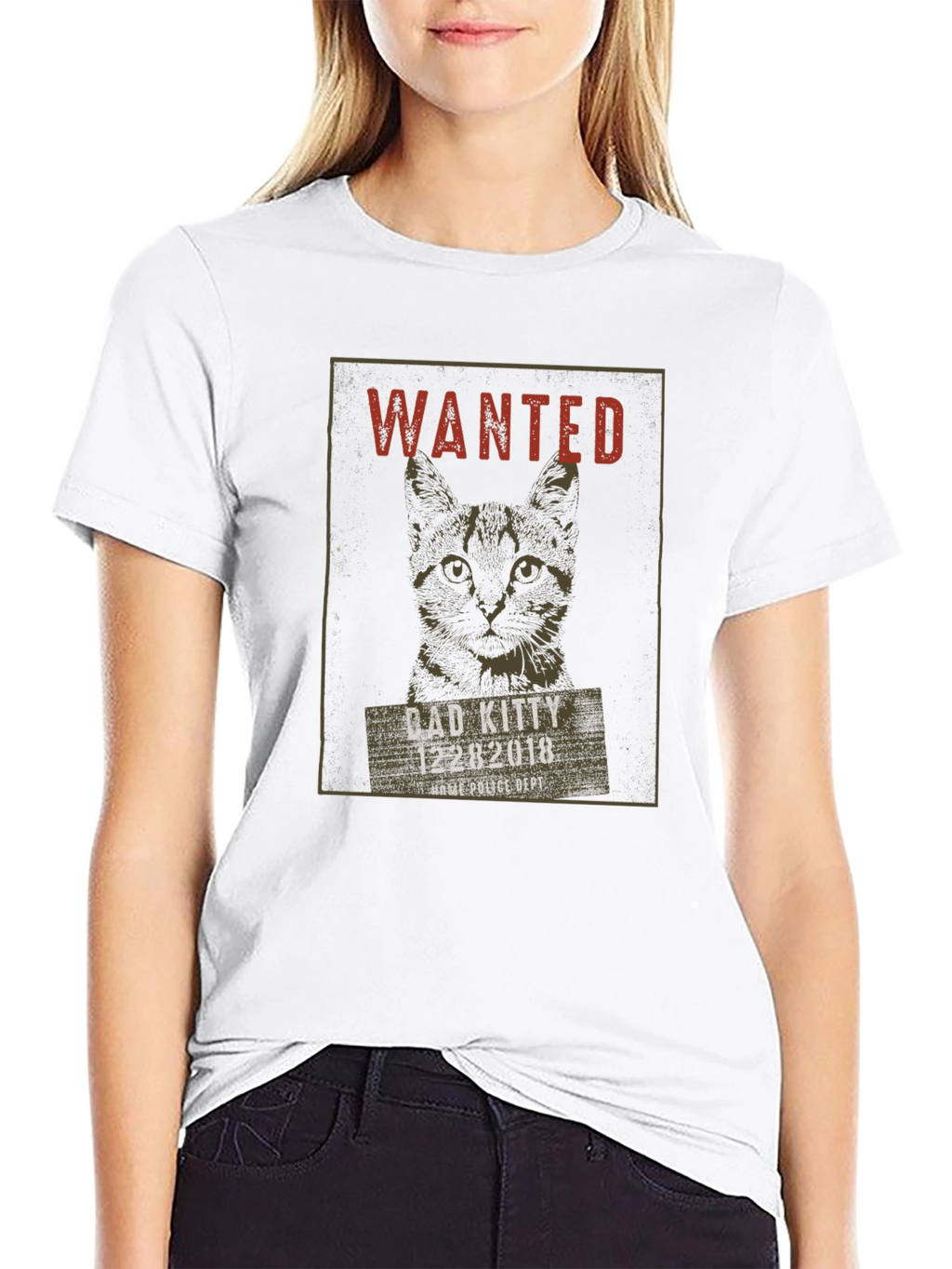 Wanted Bad Kitty T-Shirt