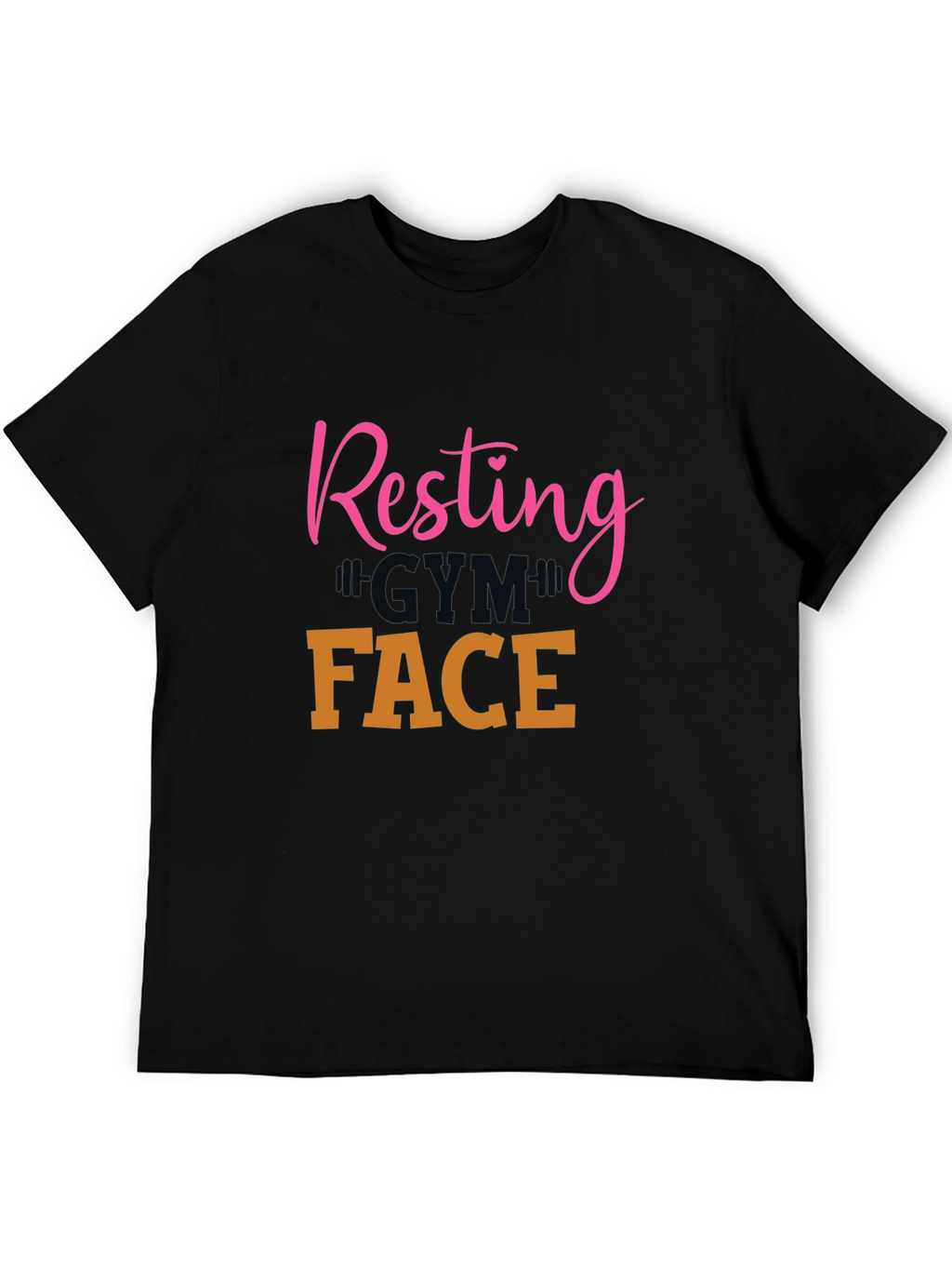 Resting Gym Face Graphic Tee - Workout Apparel