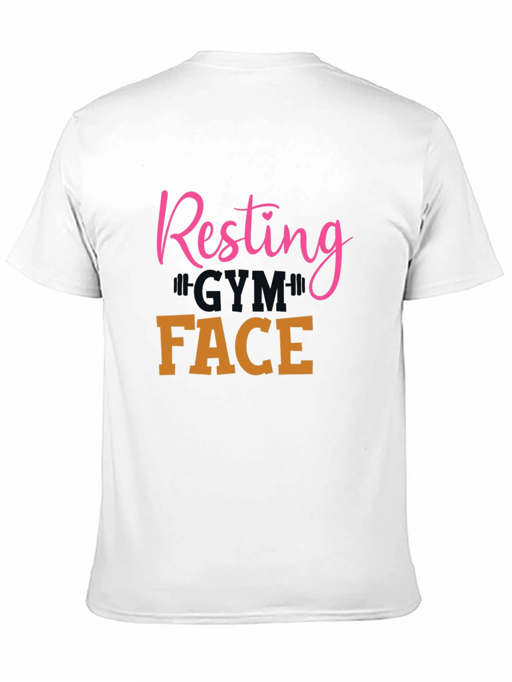 Resting Gym Face Graphic Tee - Workout Apparel