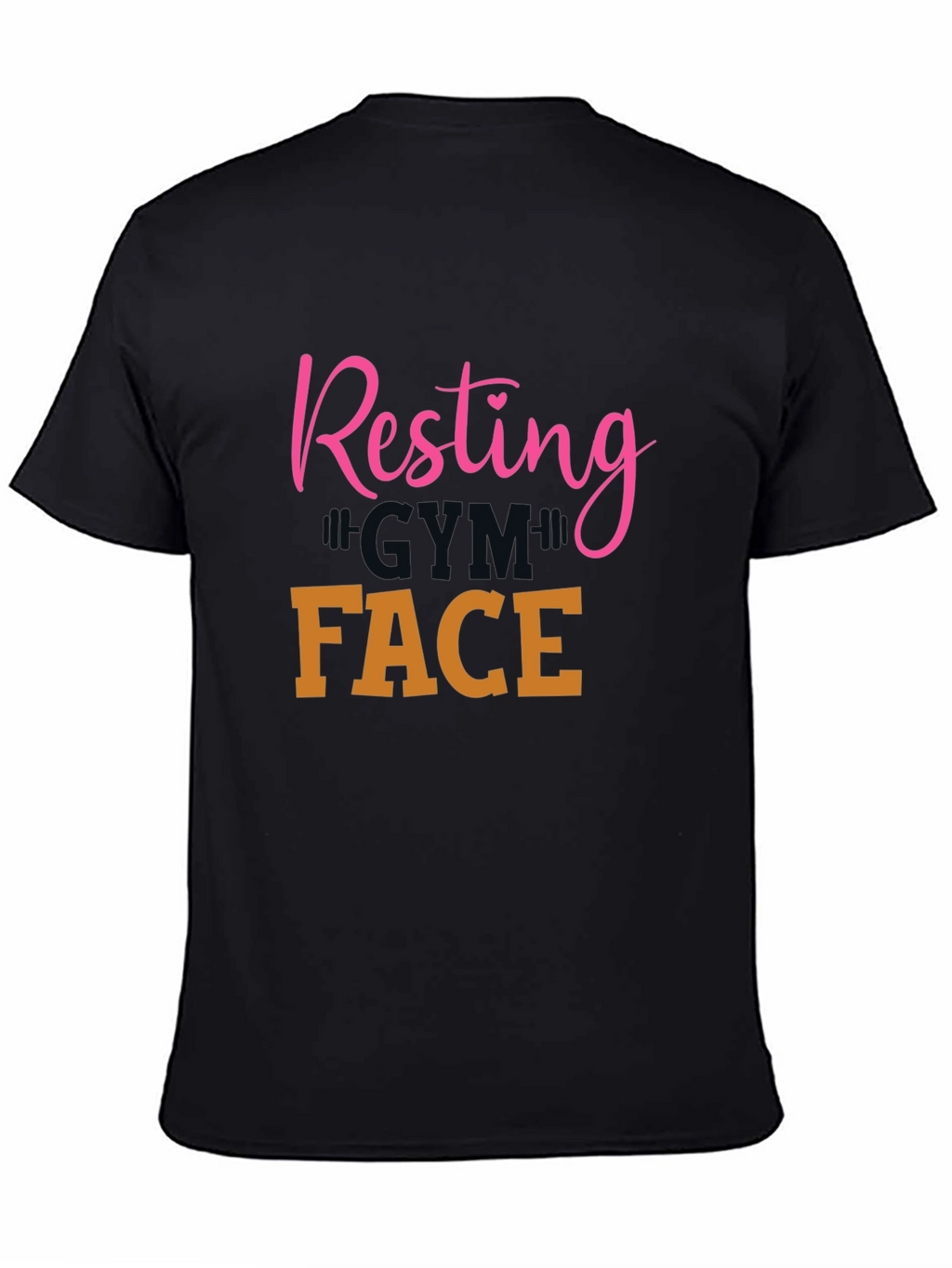 Resting Gym Face Graphic Tee - Workout Apparel