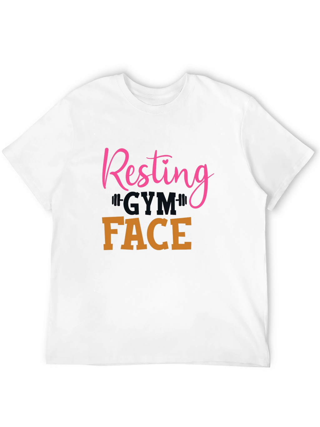 Resting Gym Face Graphic Tee - Workout Apparel