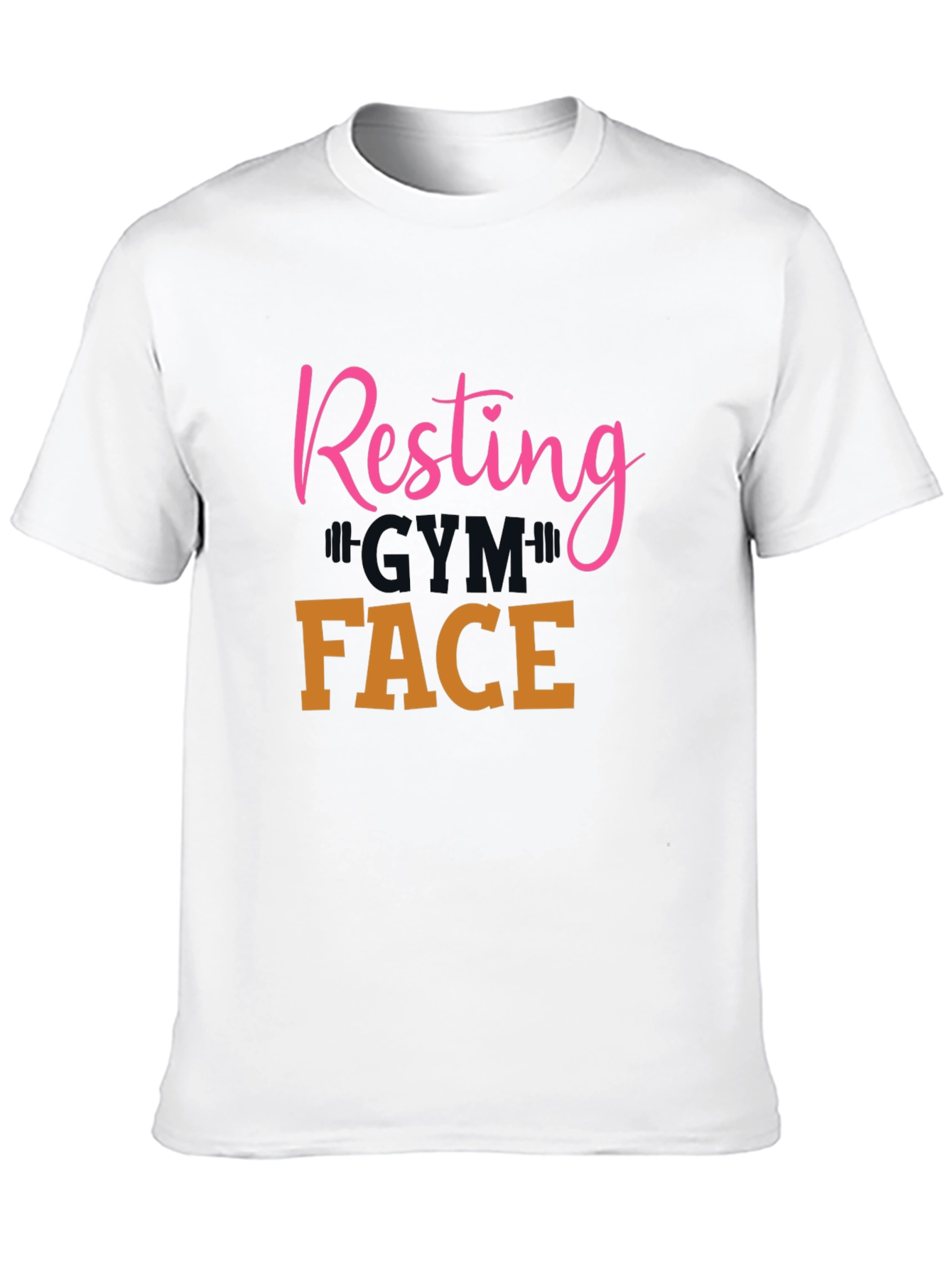 Resting Gym Face Graphic Tee - Workout Apparel