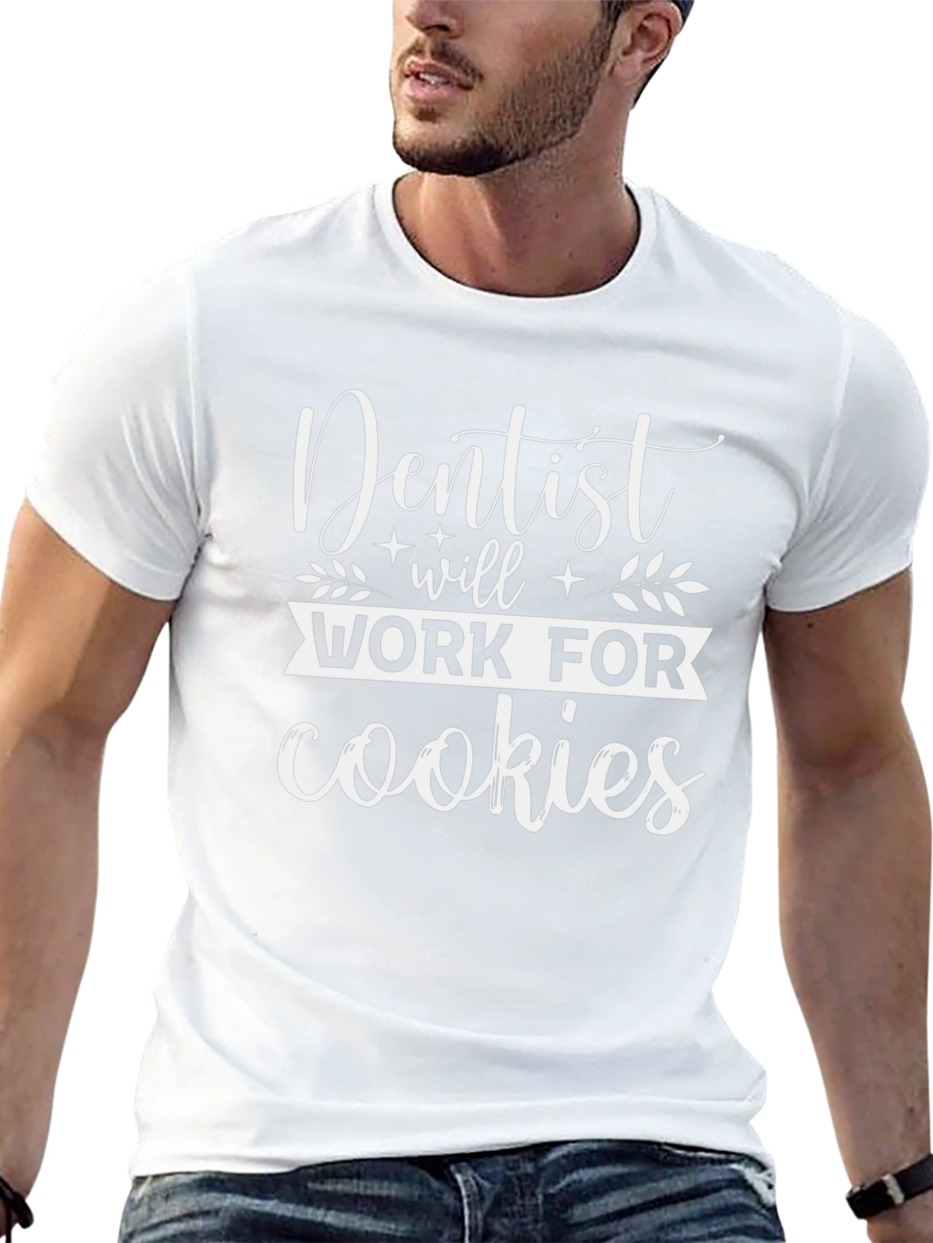 Dentist Will Work For Cookies Graphic Tee