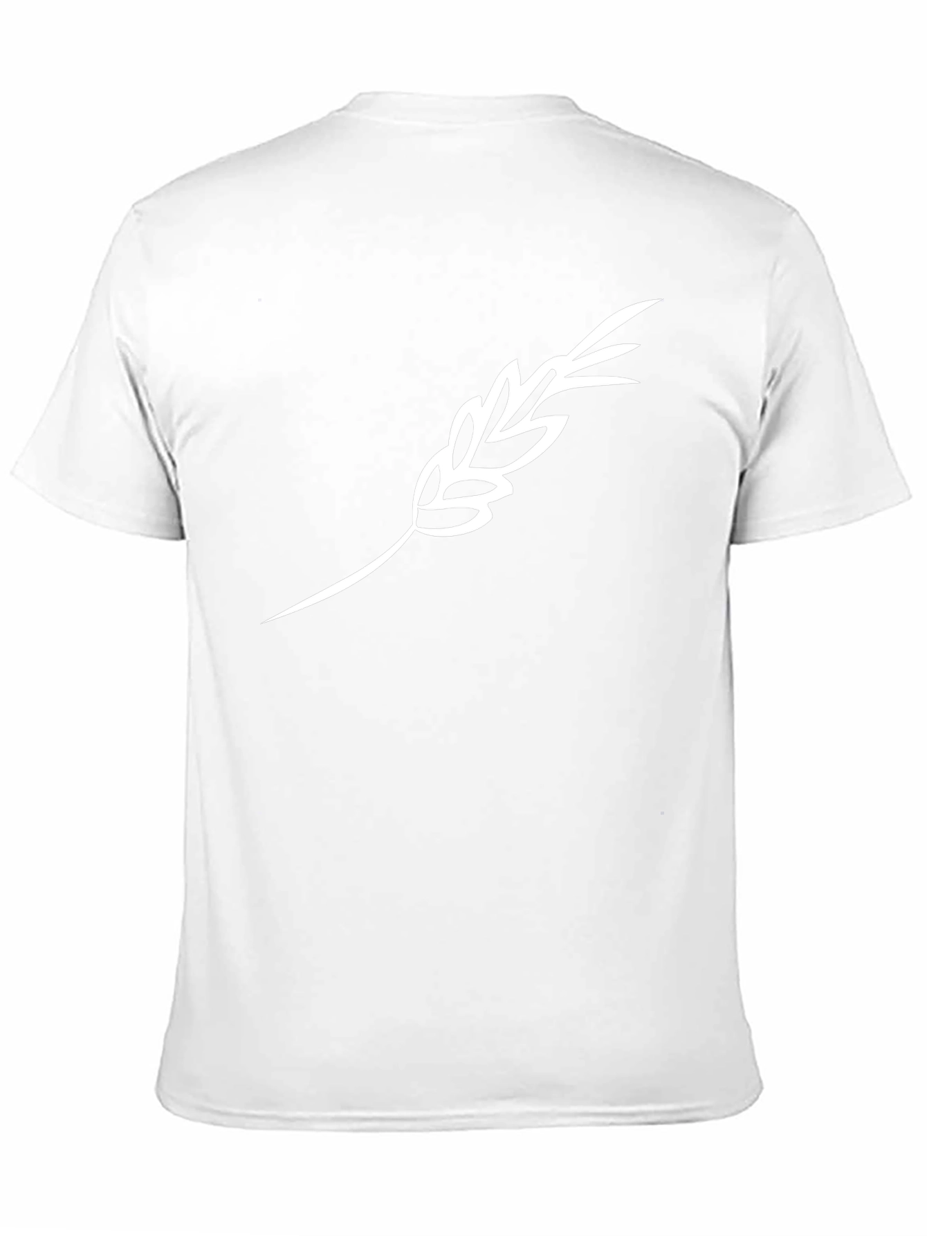 Mens Black T-Shirt with Wheat Design