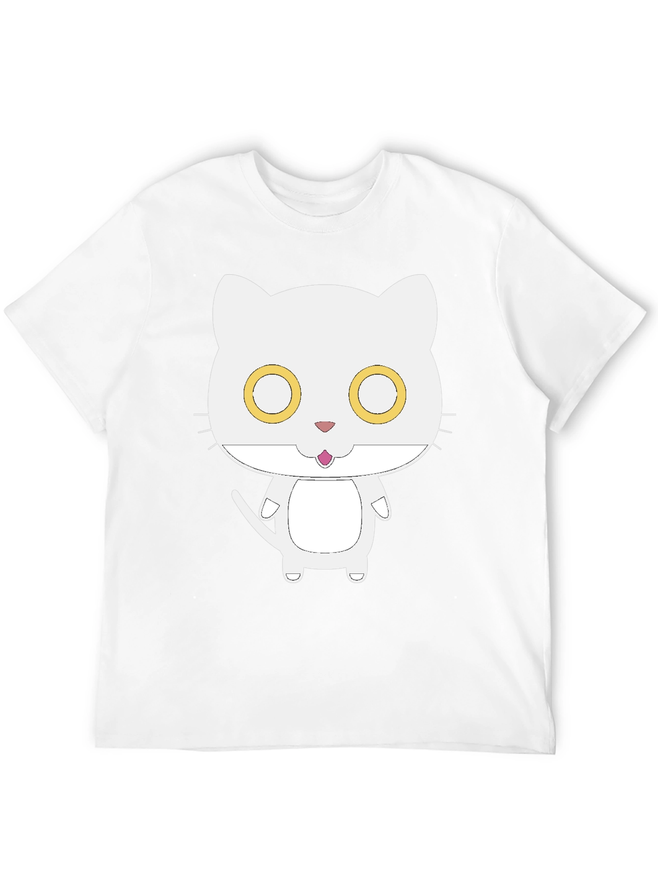 Cute Cat Graphic T-Shirt - Soft Cotton Tee