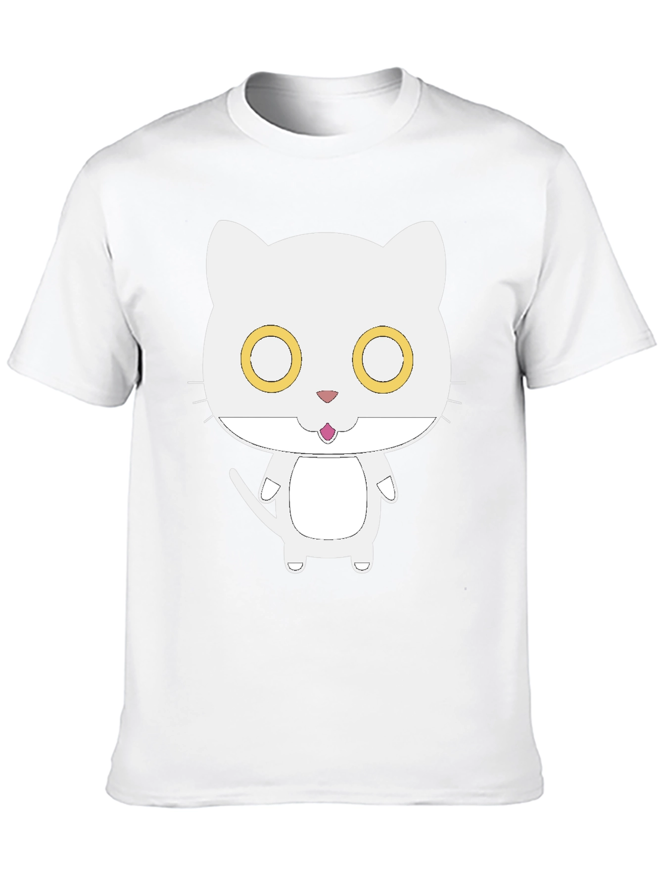 Cute Cat Graphic T-Shirt - Soft Cotton Tee