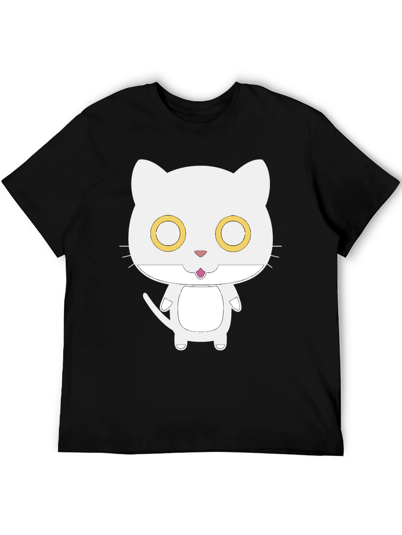 Cute Cat Graphic T-Shirt - Soft Cotton Tee