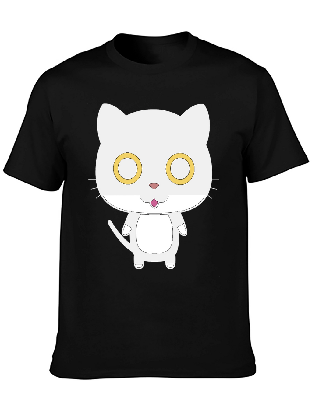 Cute Cat Graphic T-Shirt - Soft Cotton Tee
