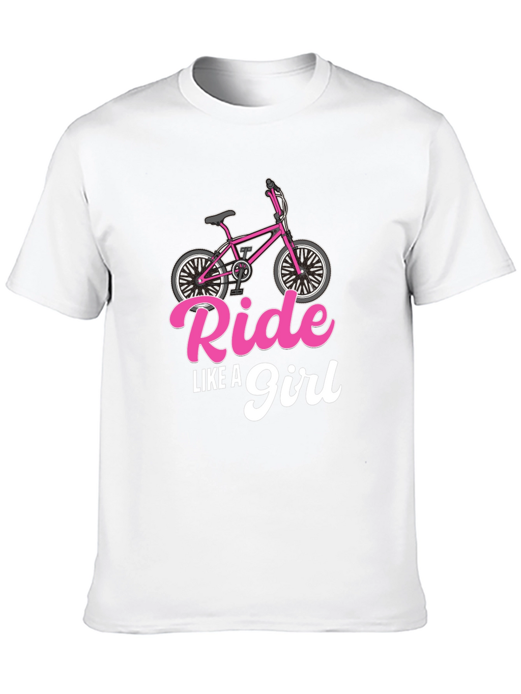 Ride Like A Girl Black T-Shirt