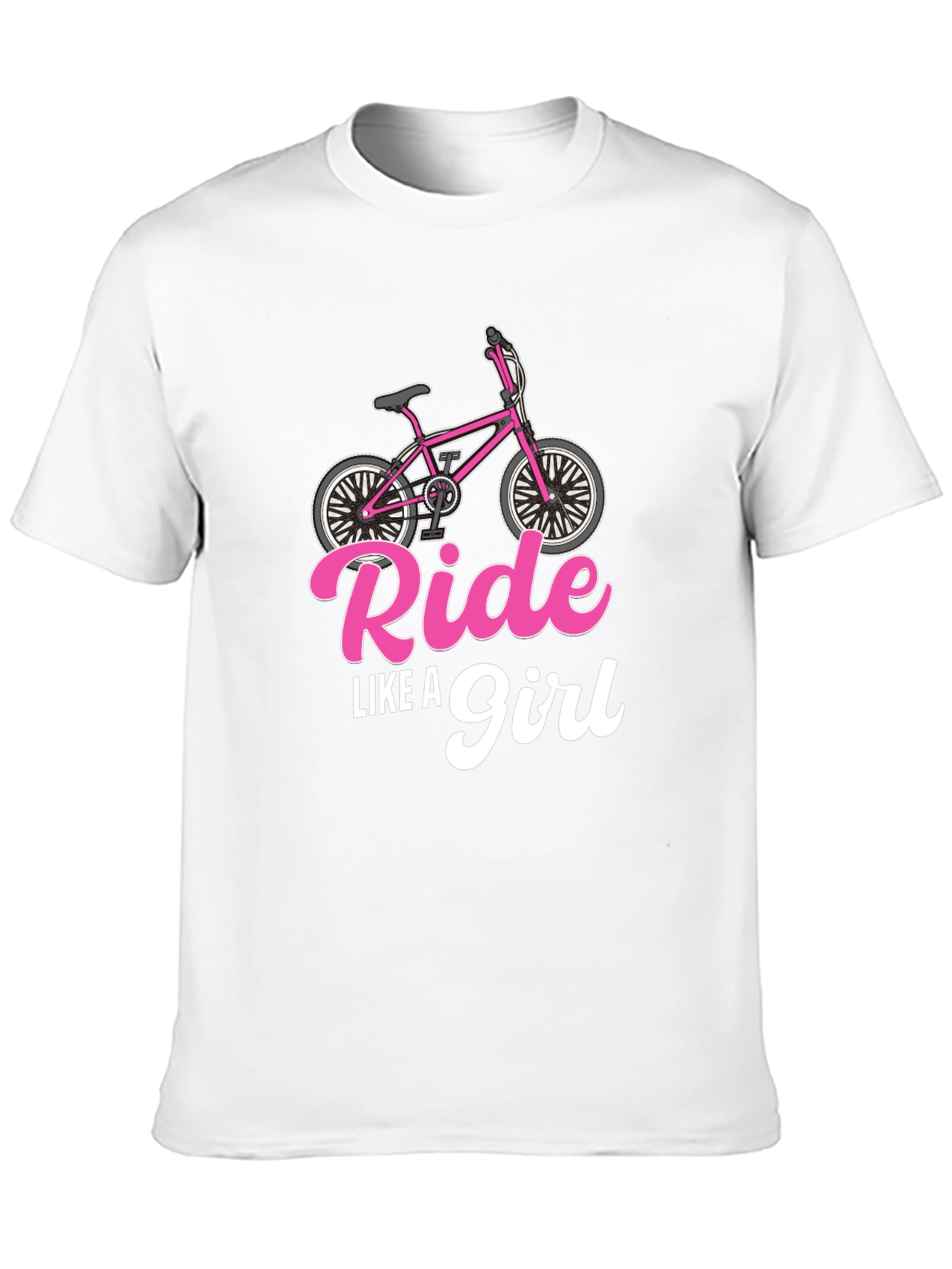 Ride Like A Girl Black T-Shirt