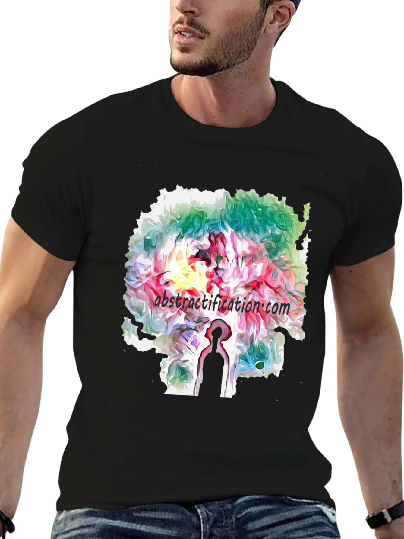 Abstract Art Graphic T-Shirt - Unique Design