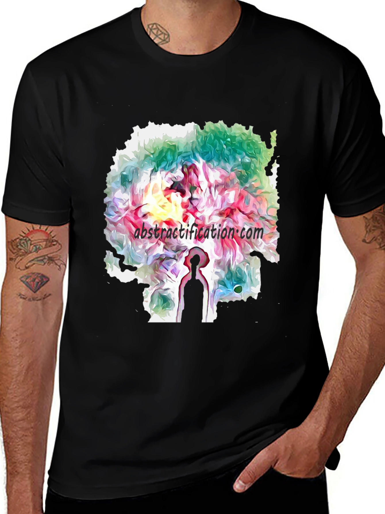 Abstract Art Graphic T-Shirt - Unique Design