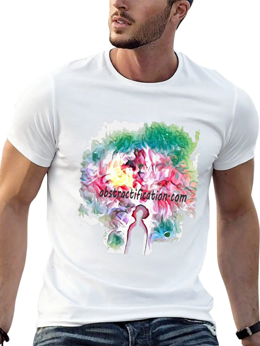Abstract Art Graphic T-Shirt - Unique Design