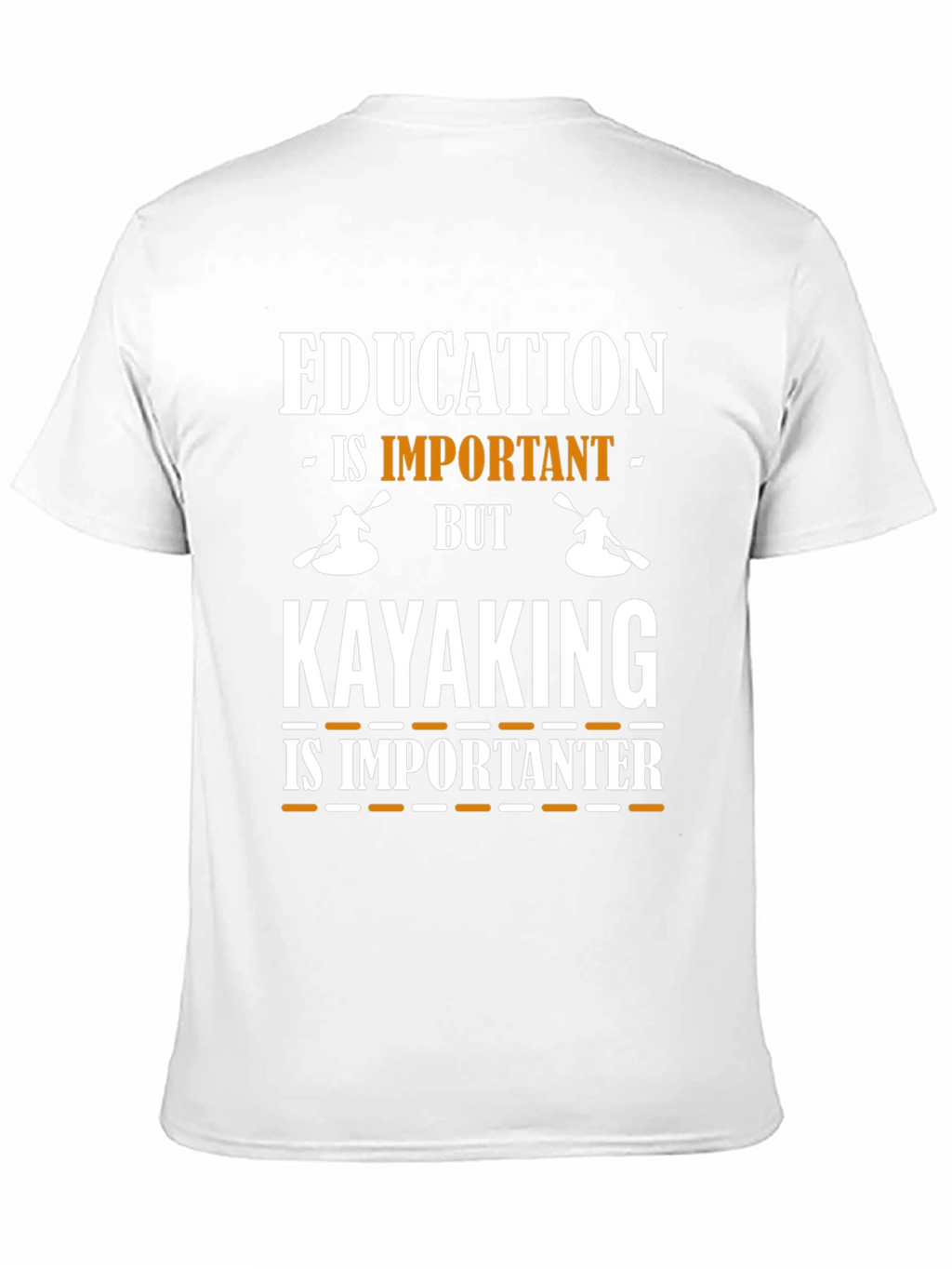 Education vs. Kayaking Graphic Tee