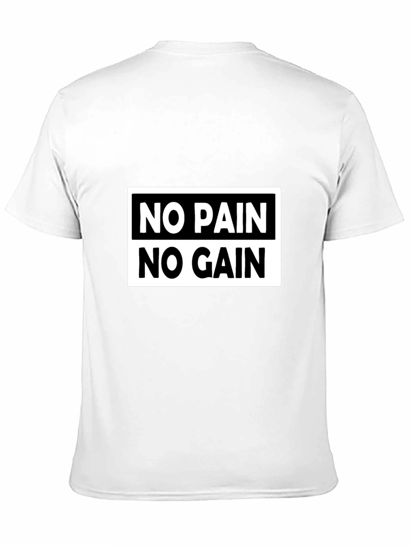 No Pain No Gain Graphic Tee - Motivational T-Shirt
