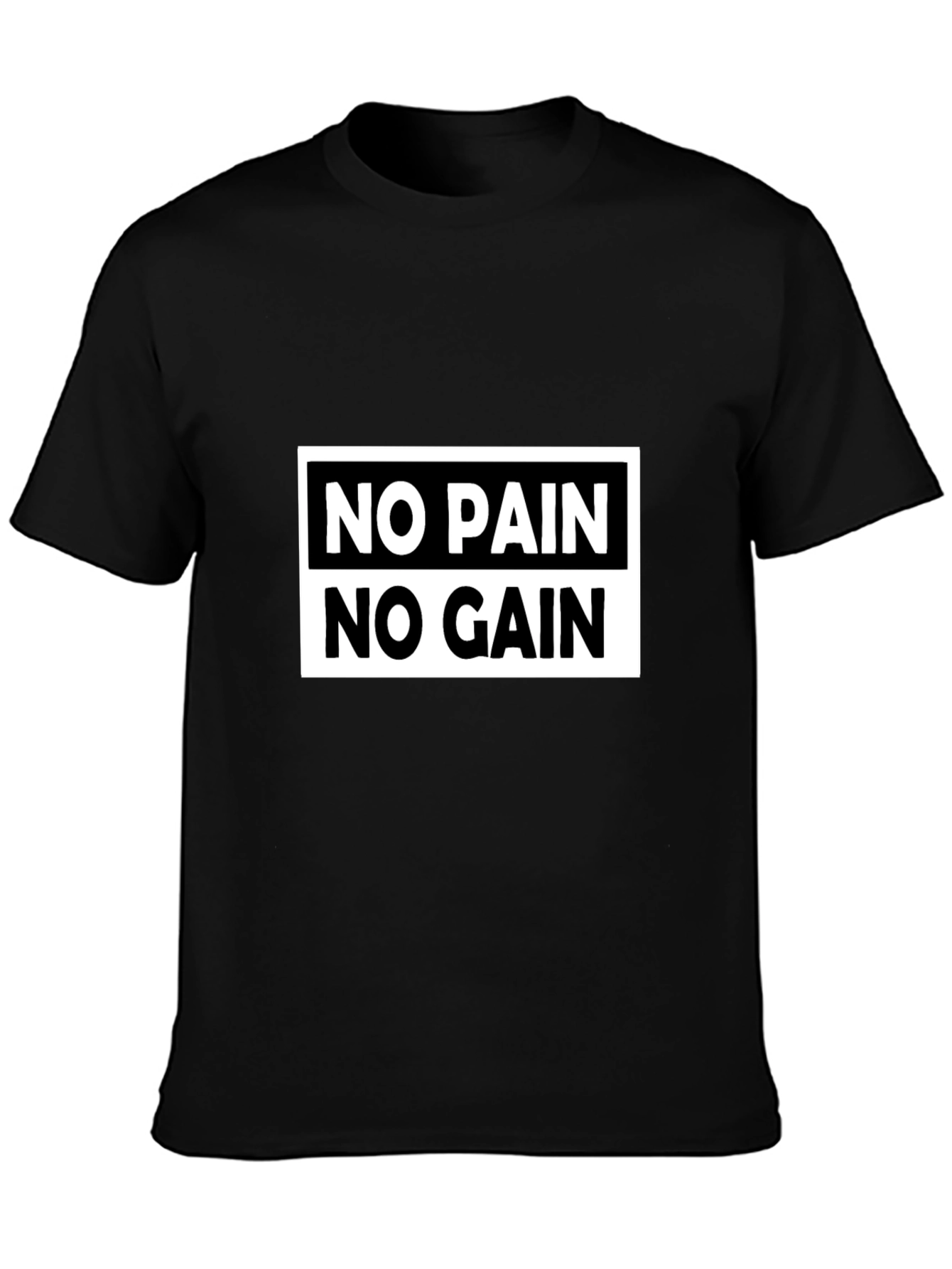 No Pain No Gain Graphic Tee - Motivational T-Shirt