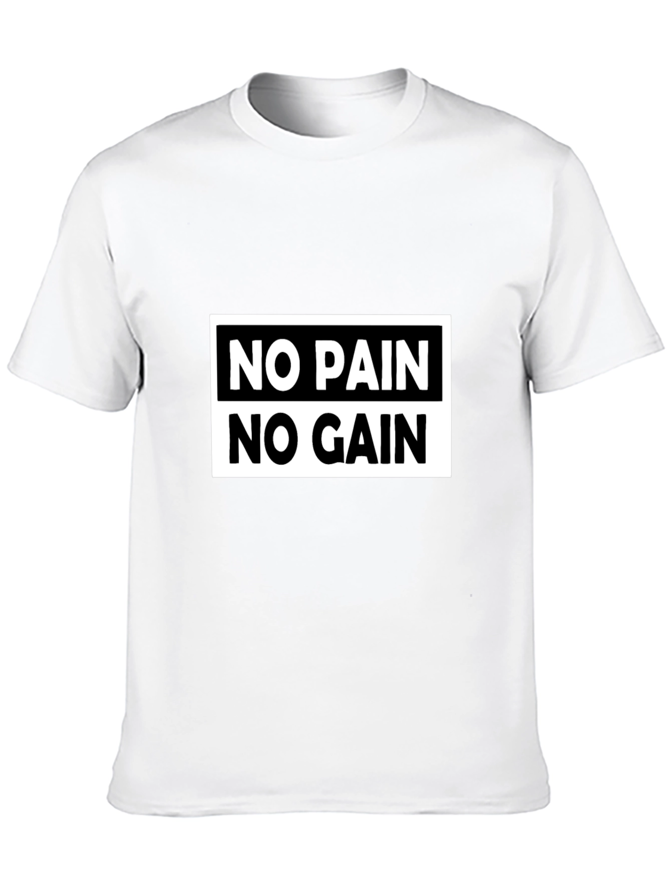 No Pain No Gain Graphic Tee - Motivational T-Shirt