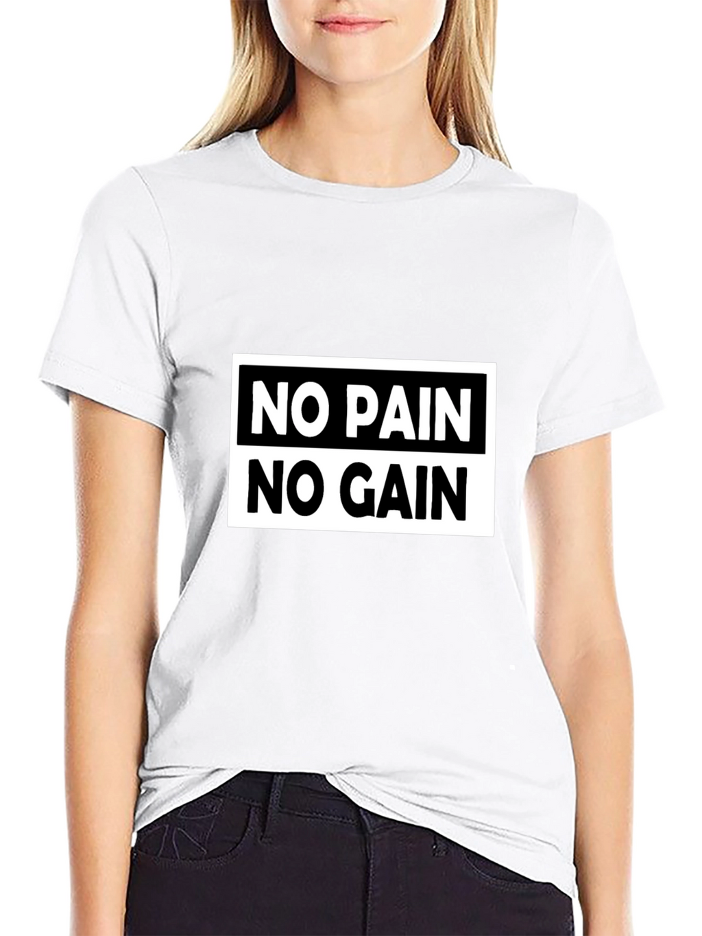 No Pain No Gain Graphic Tee - Motivational T-Shirt