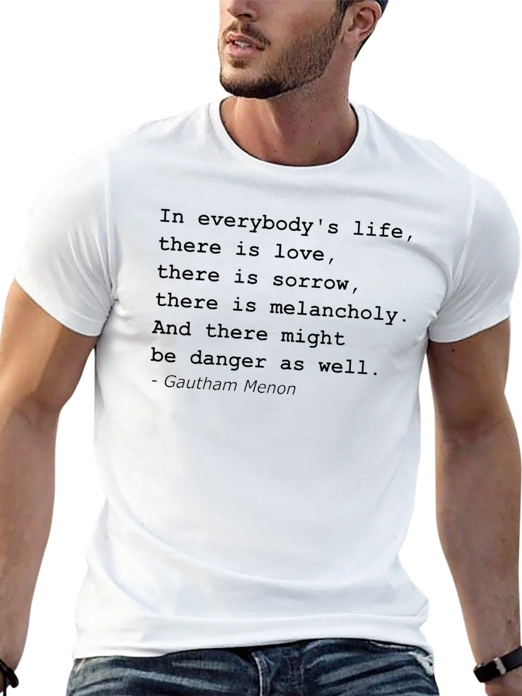 Inspirational Quote Black T-Shirt