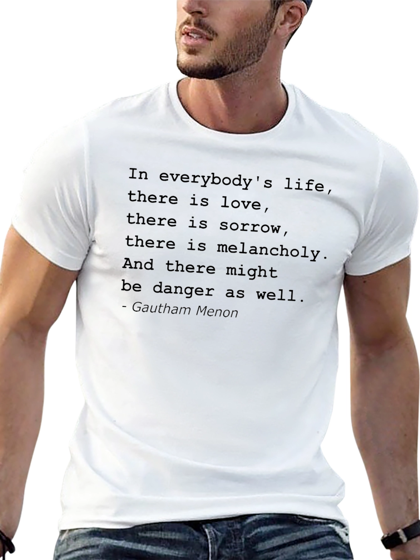 Inspirational Quote Black T-Shirt