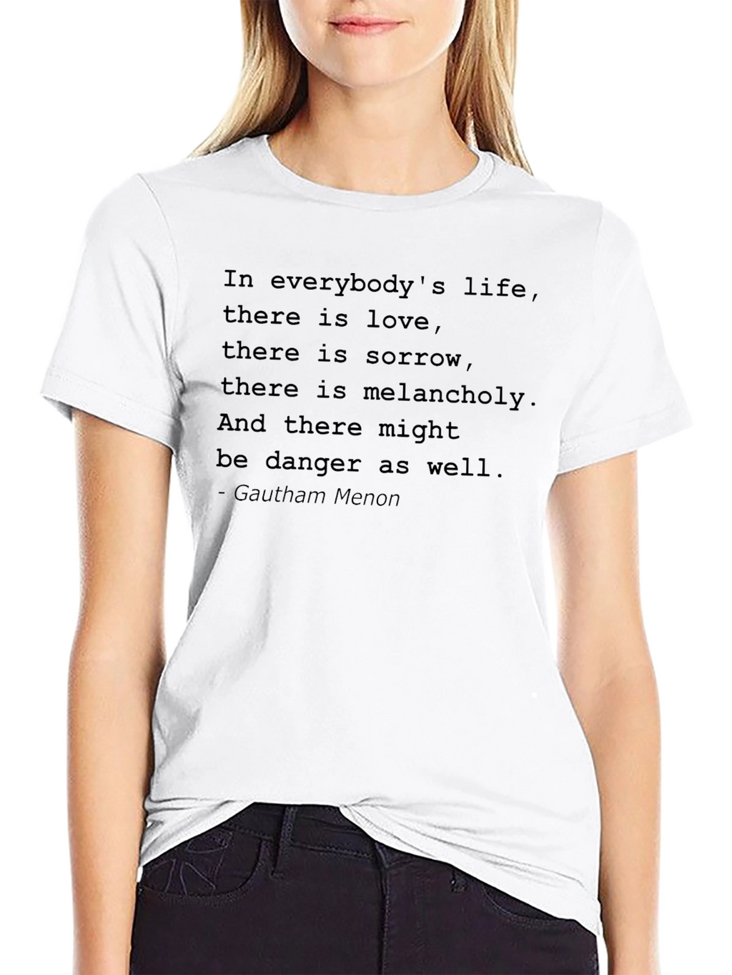 Inspirational Quote Black T-Shirt