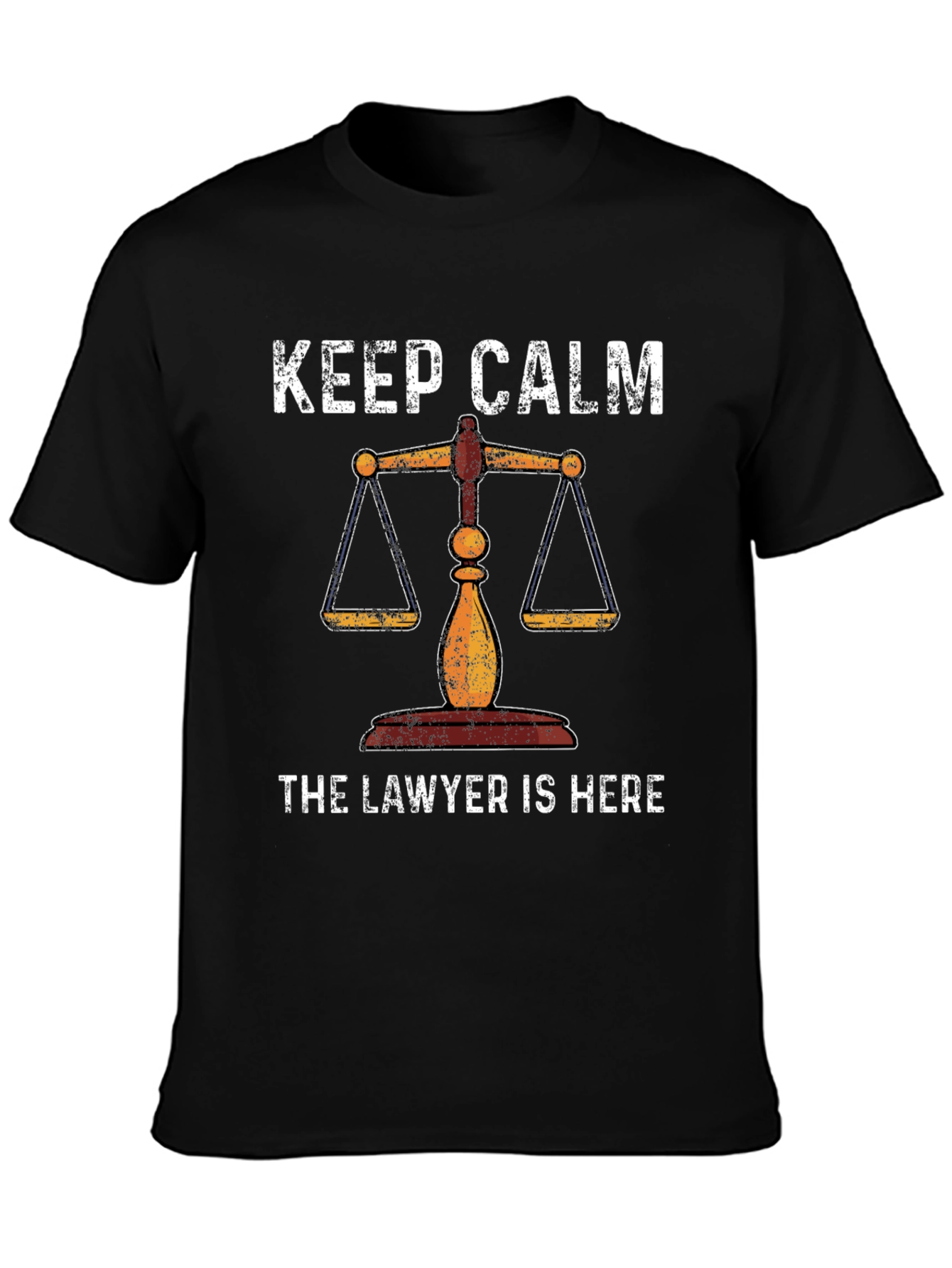 Keep Calm Lawyer T-Shirt - Scales of Justice Tee