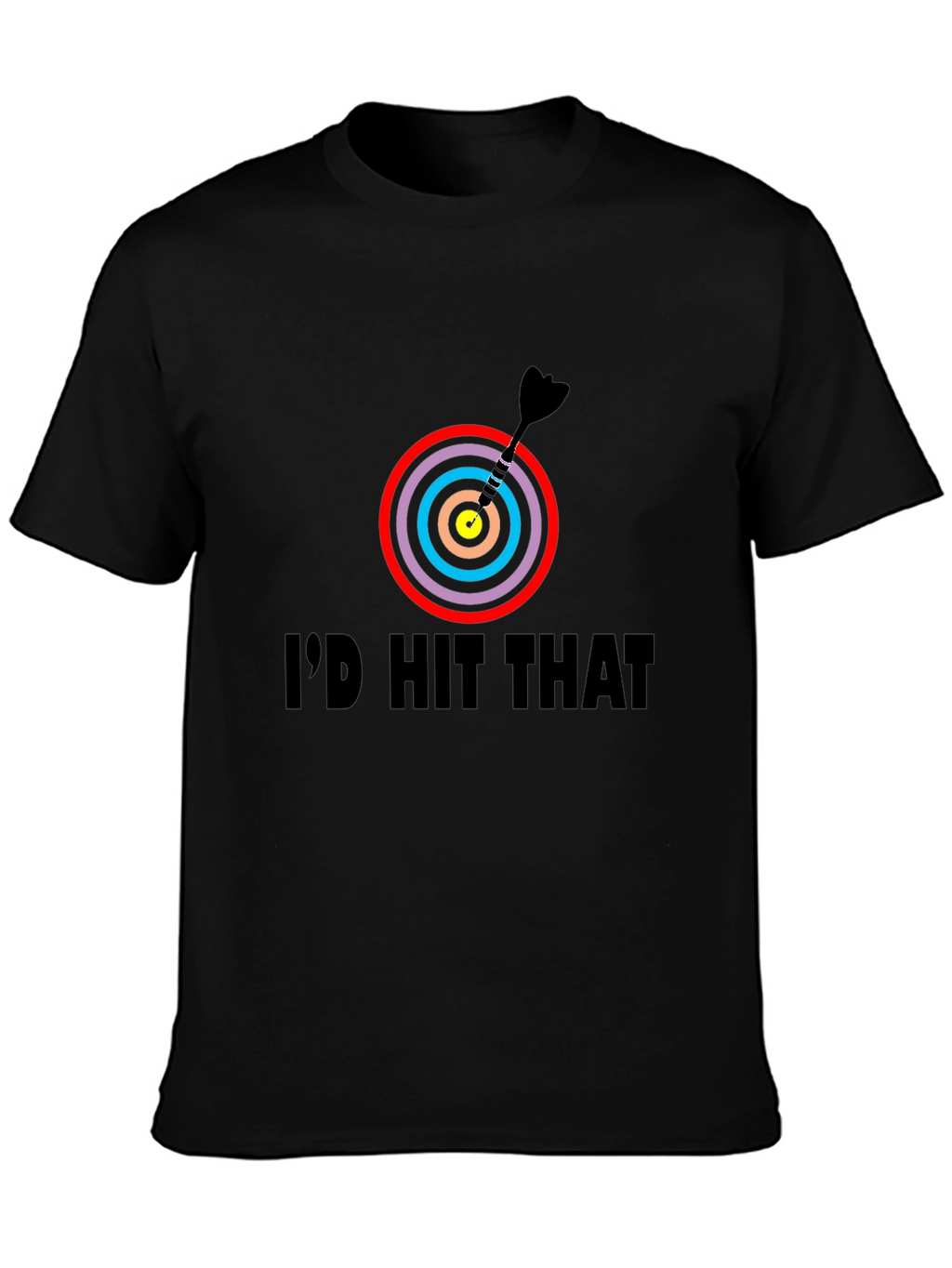 Id Hit That Dartboard Graphic Tee