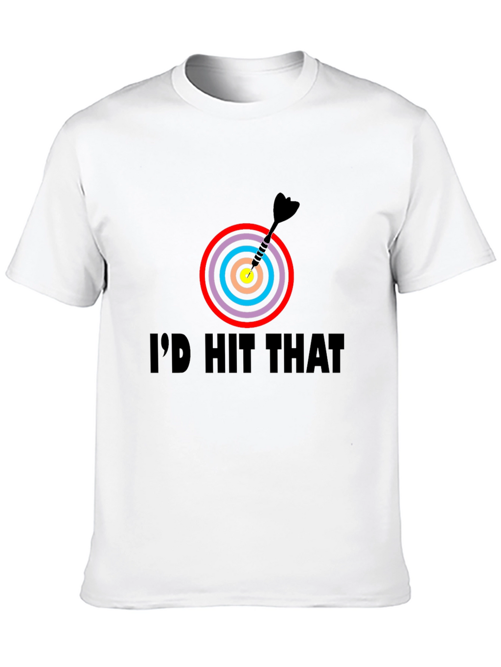 Id Hit That Dartboard Graphic Tee
