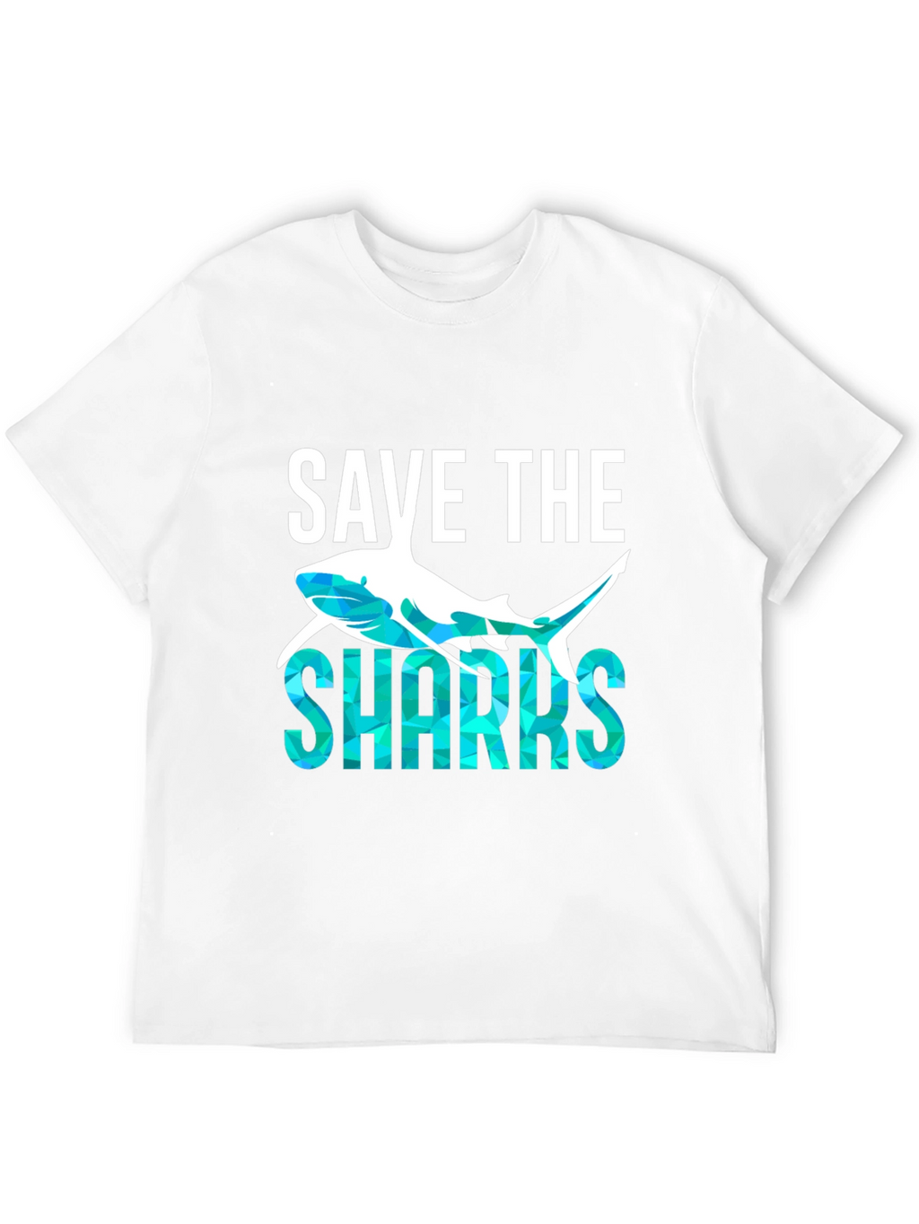 Save the Sharks Graphic T-Shirt - Black